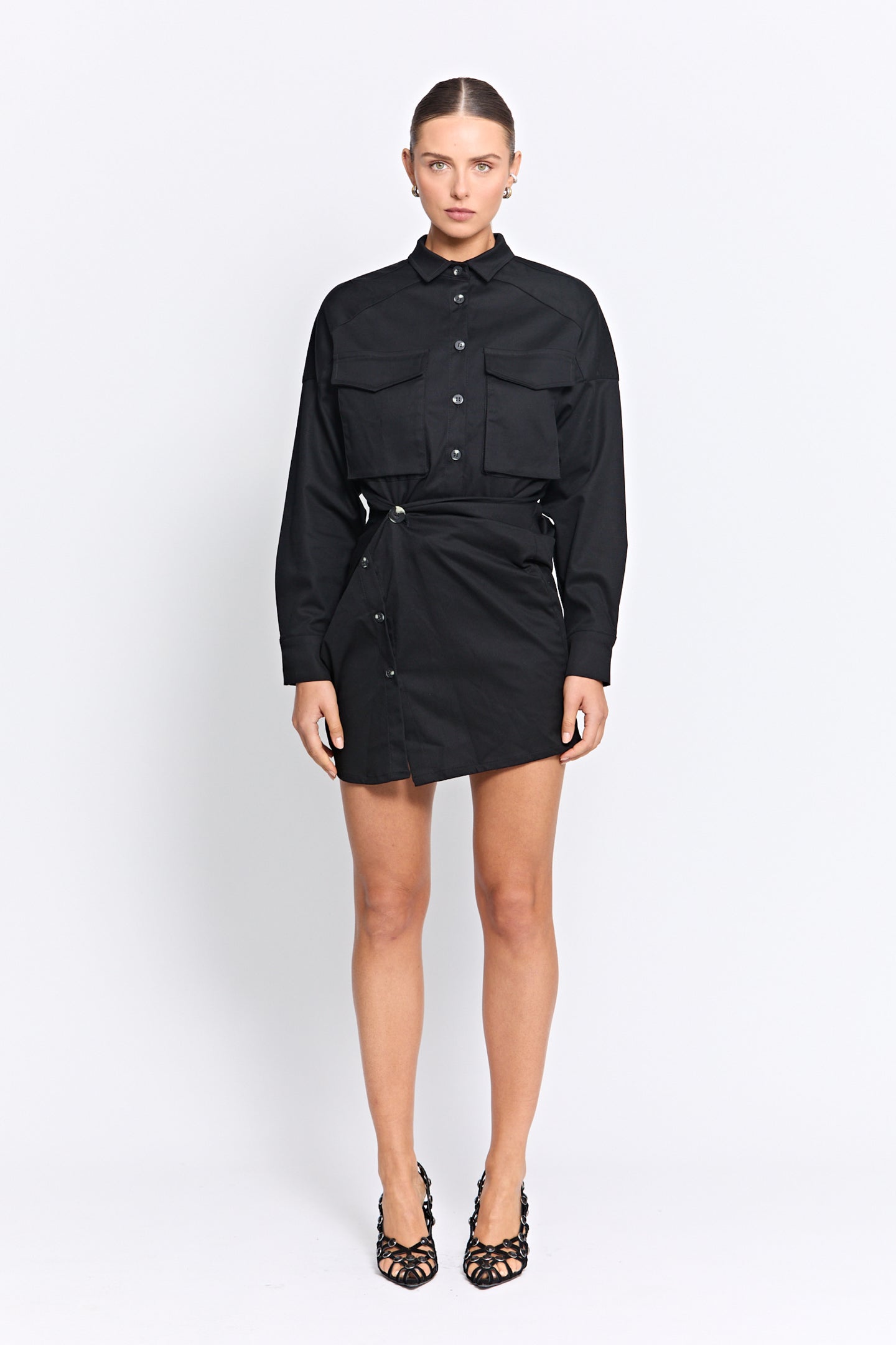 FORBES MINI DRESS | BLACK