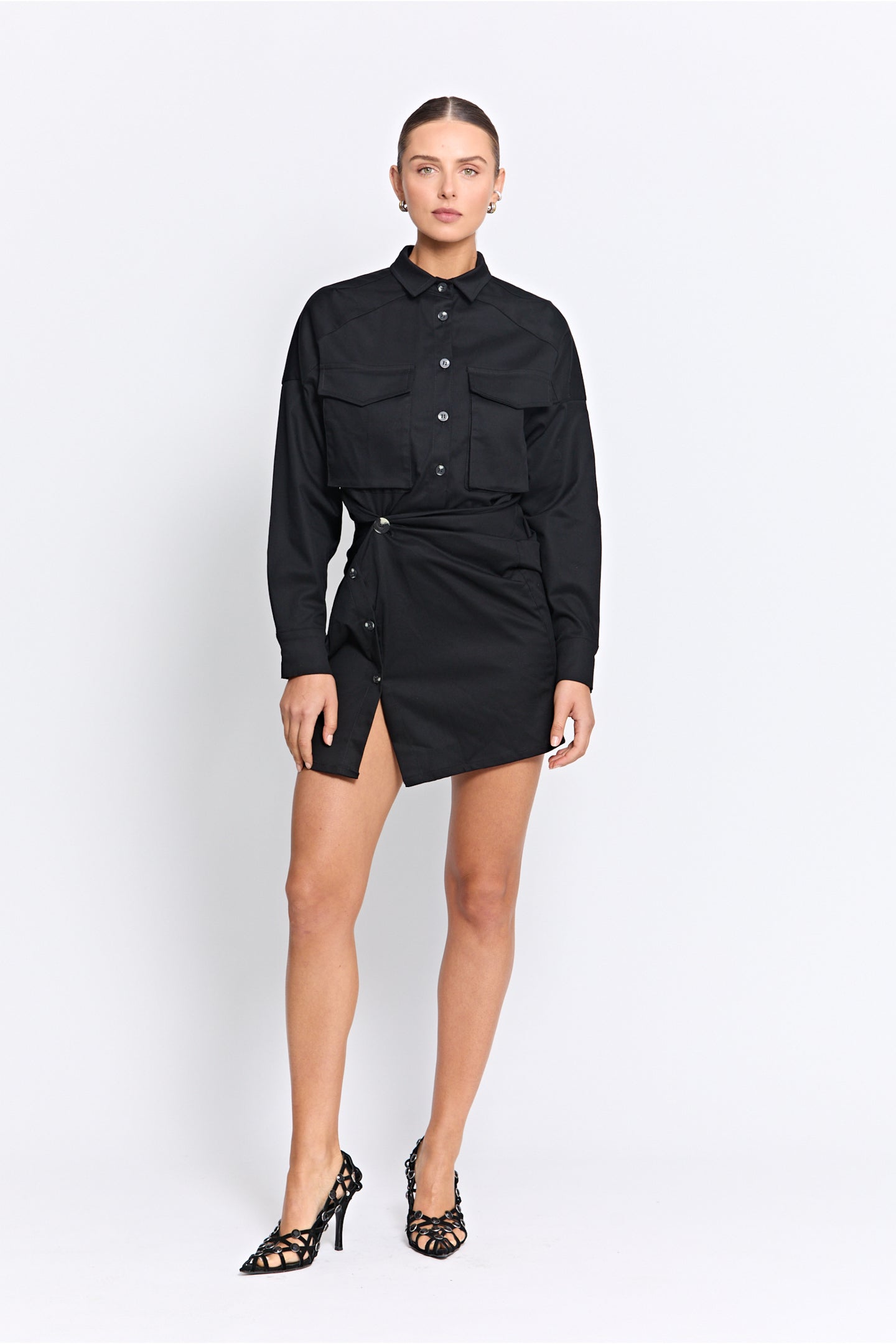 FORBES MINI DRESS | BLACK