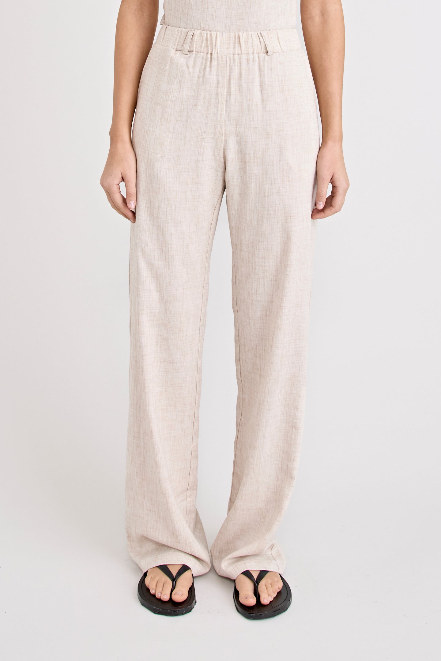 PINO WIDE LEG PANT | NATURAL