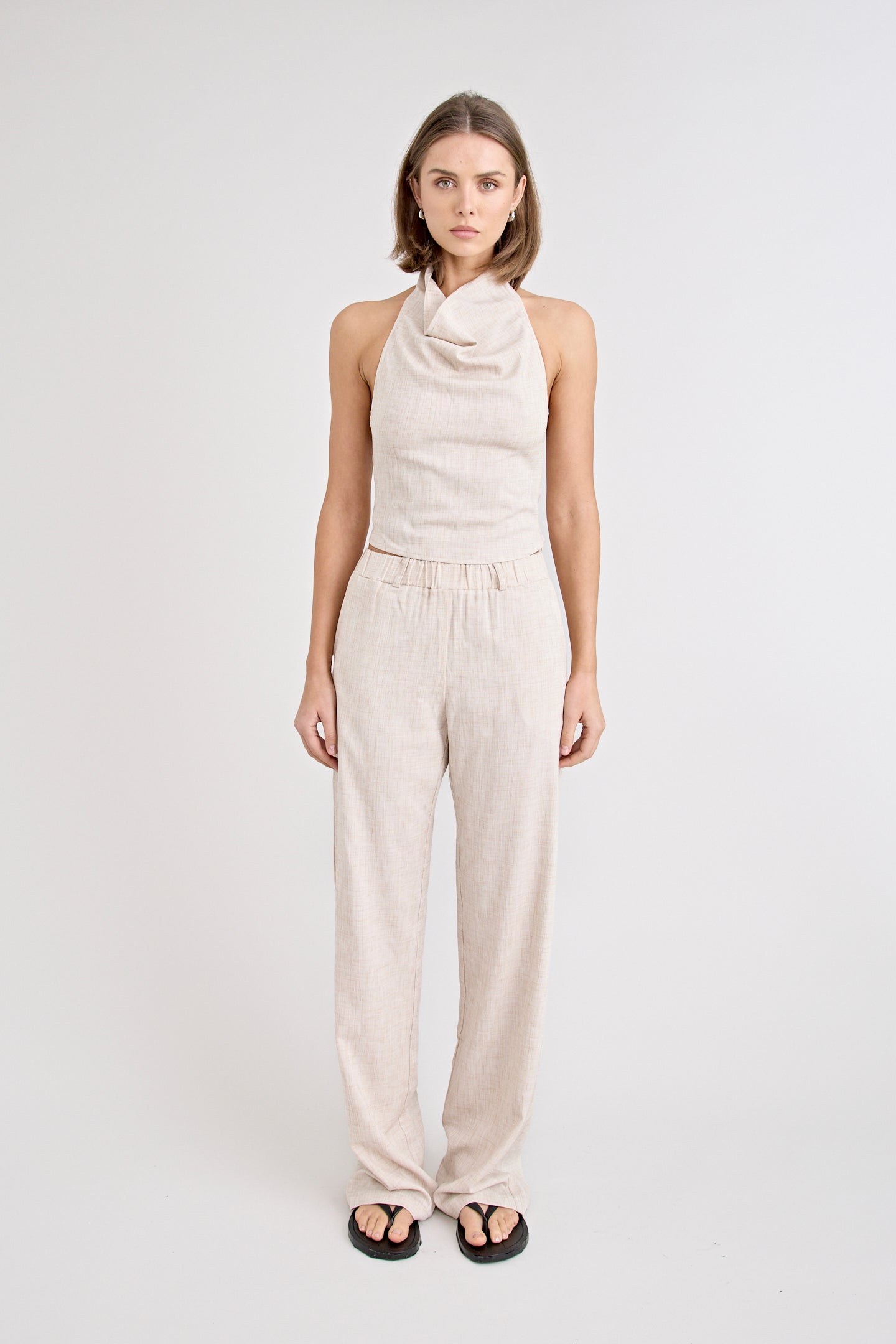 PINO WIDE LEG PANT | NATURAL