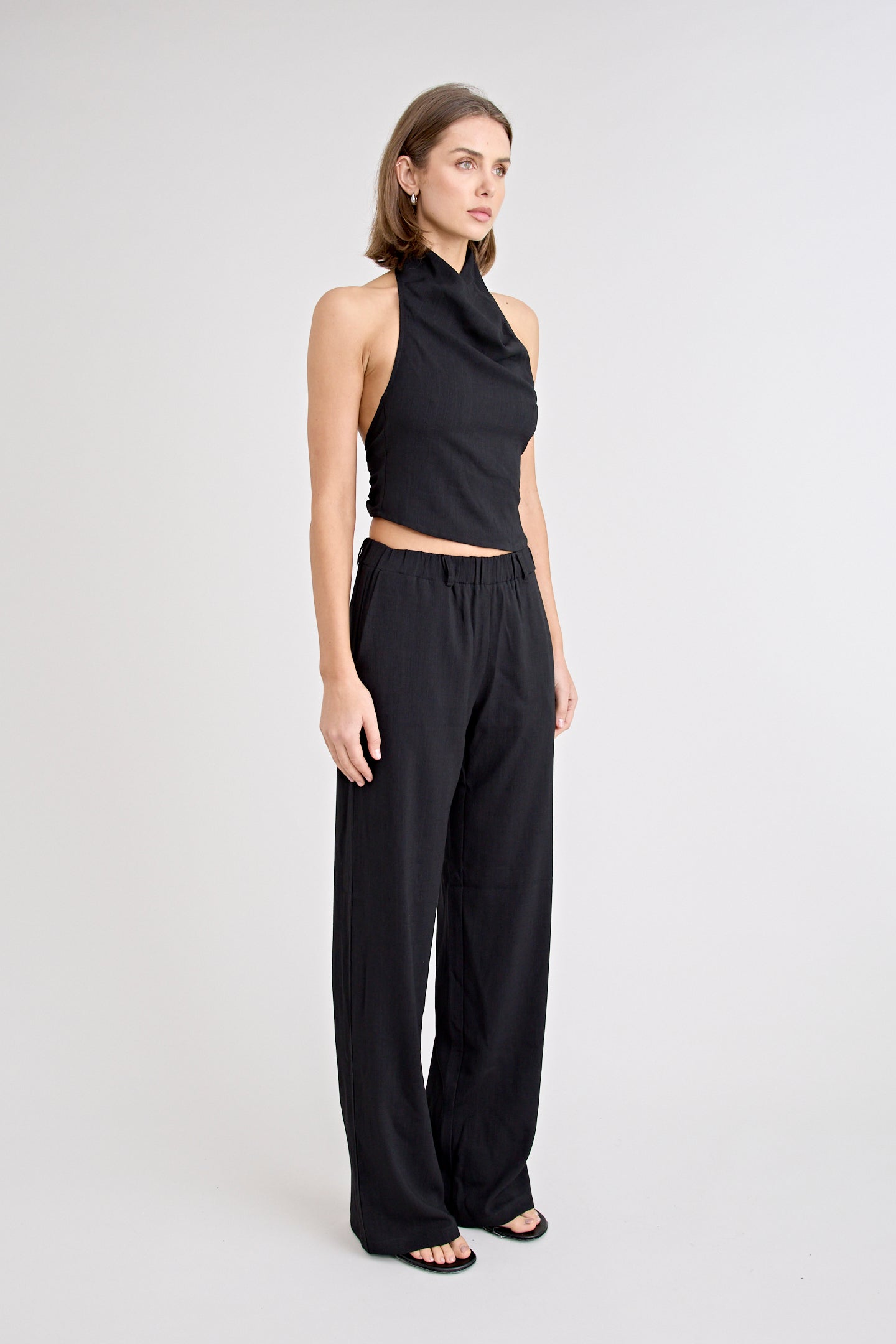 PINO WIDE LEG PANT | BLACK