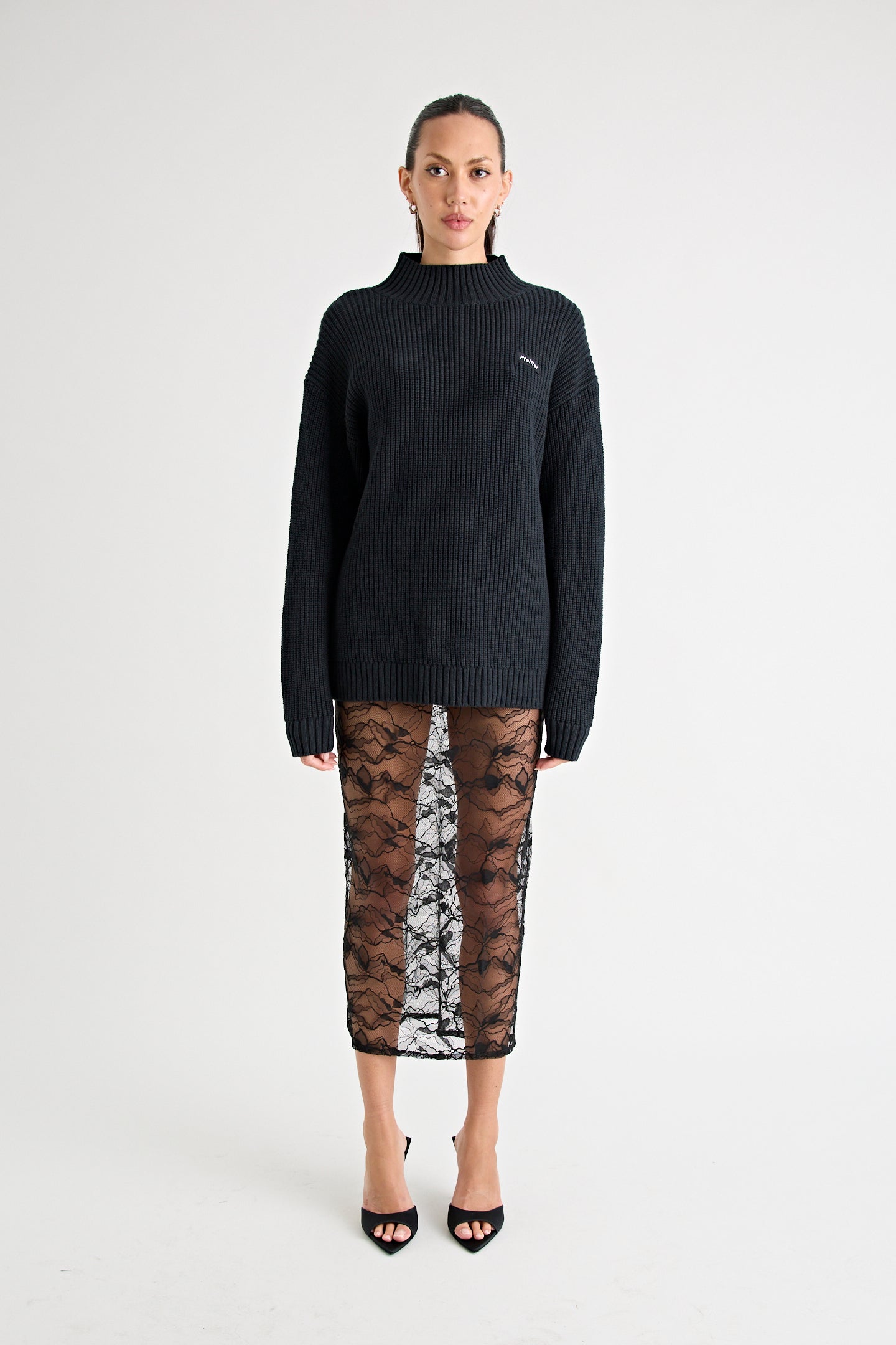 ADAMOS KNIT JUMPER | BLACK