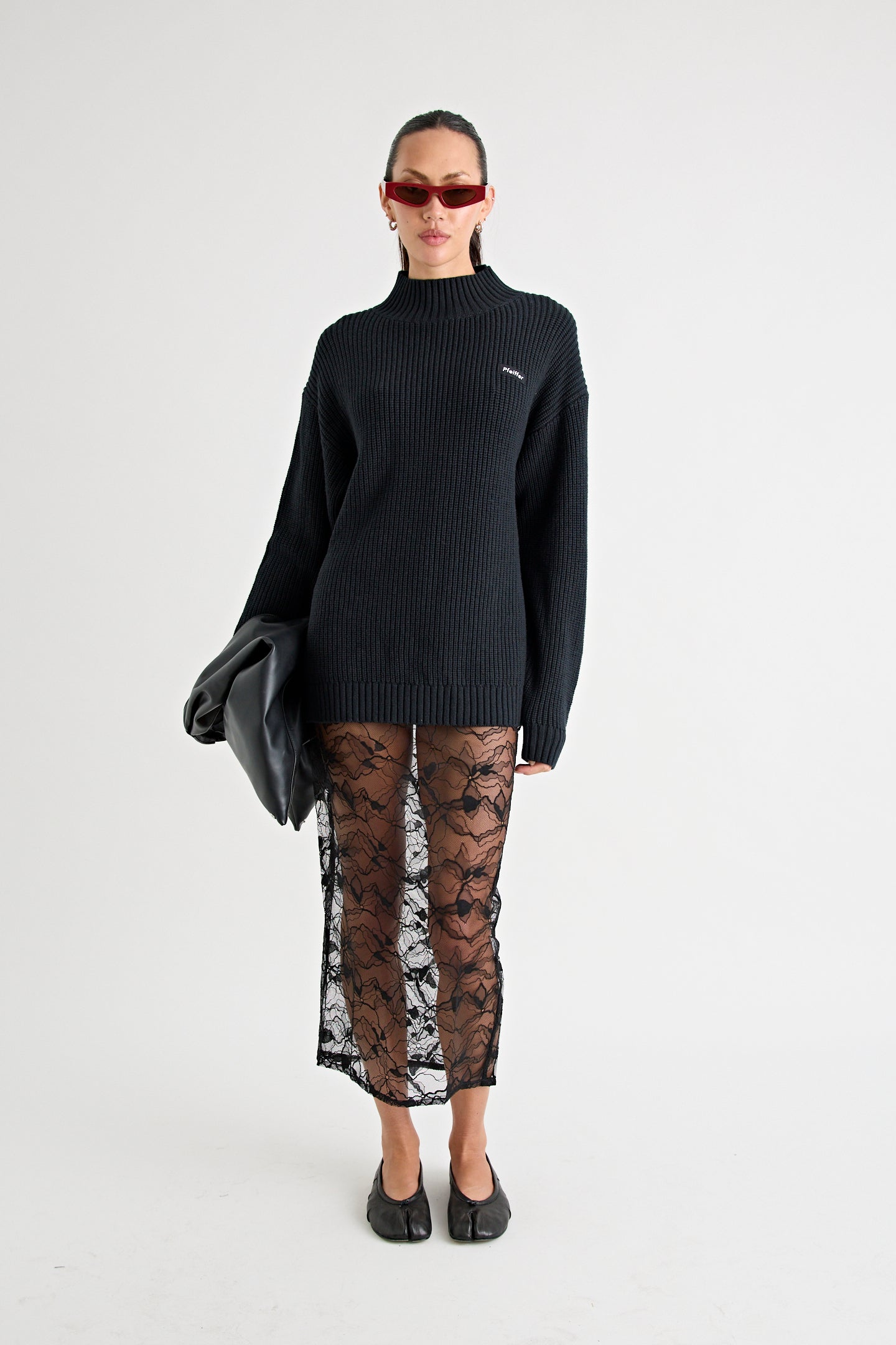 ADAMOS KNIT JUMPER | BLACK
