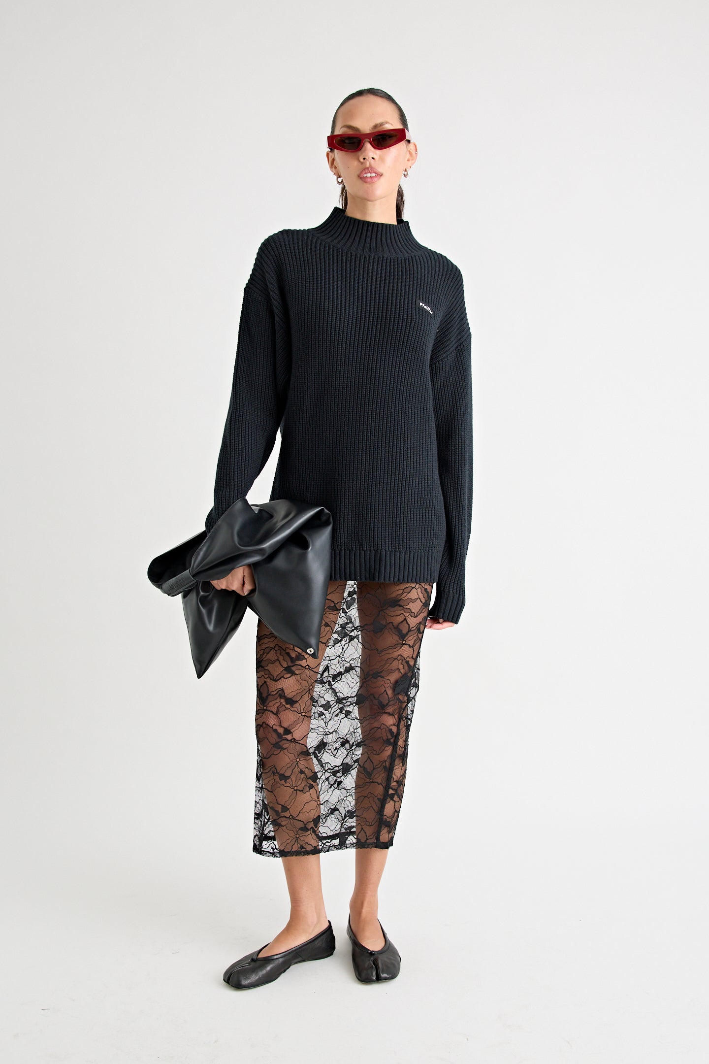 ADAMOS KNIT JUMPER | BLACK