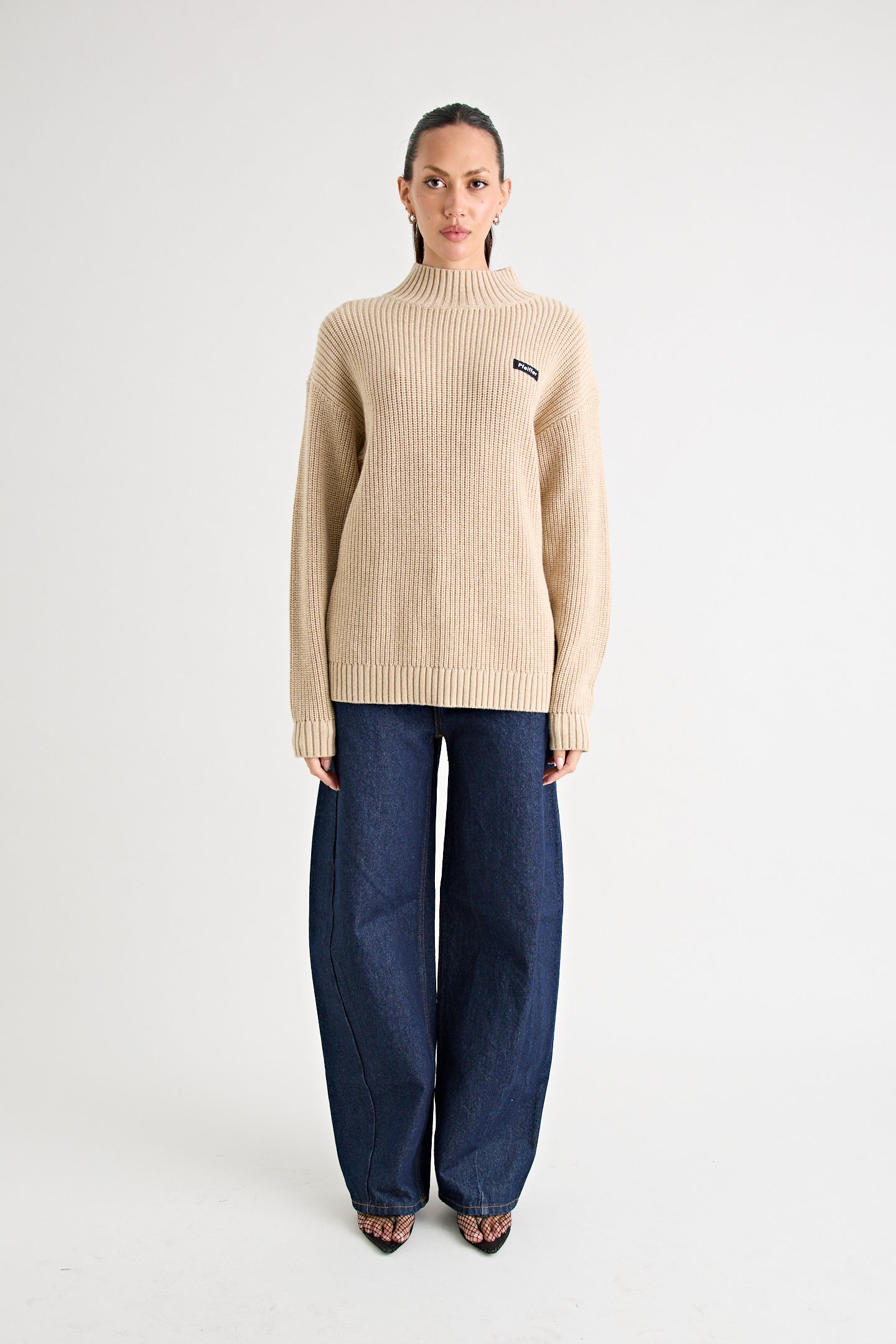 ADAMOS KNIT JUMPER | SAND