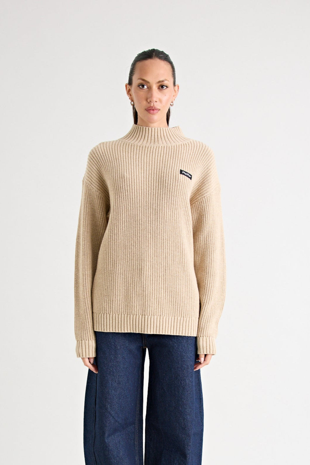 ADAMOS KNIT JUMPER | SAND