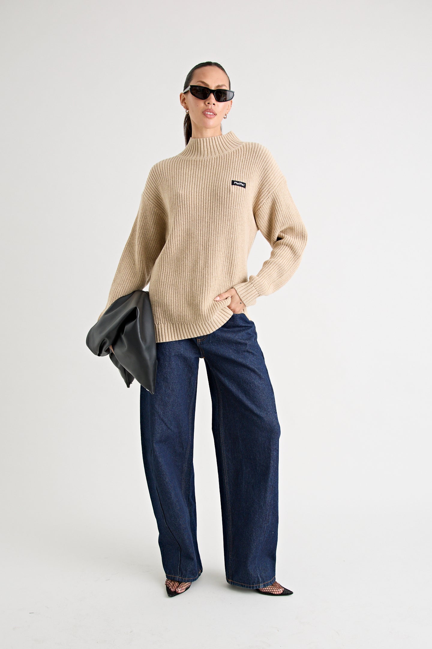 ADAMOS KNIT JUMPER | SAND