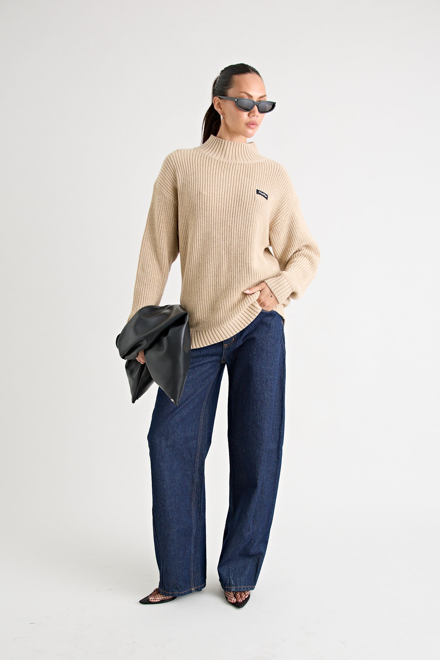 ADAMOS KNIT JUMPER | SAND