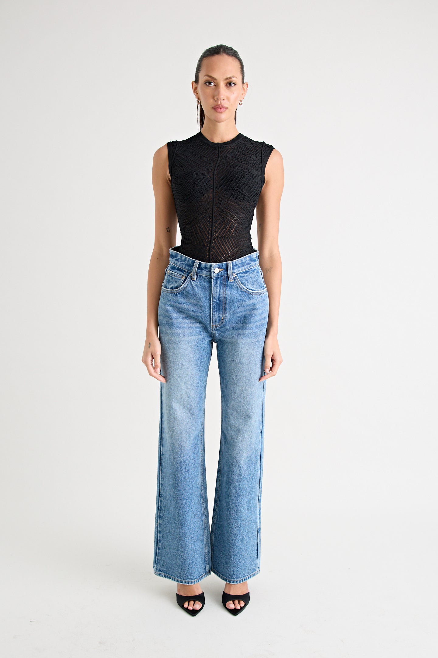 RENOIR 2 PIECE BODYSUIT | BLACK
