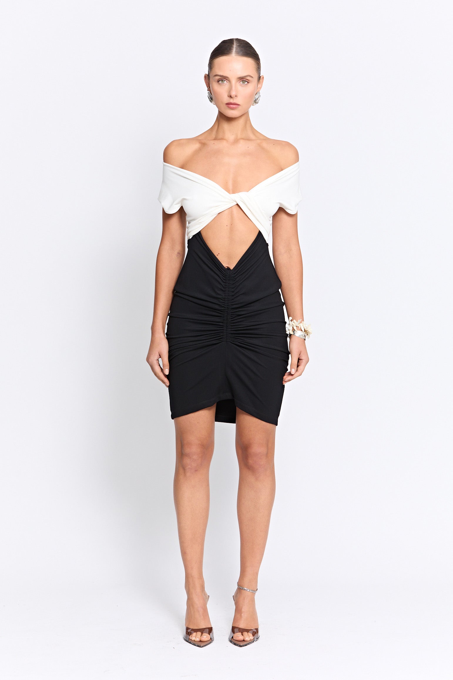 MINI RAMOS DRESS | TWO TONE