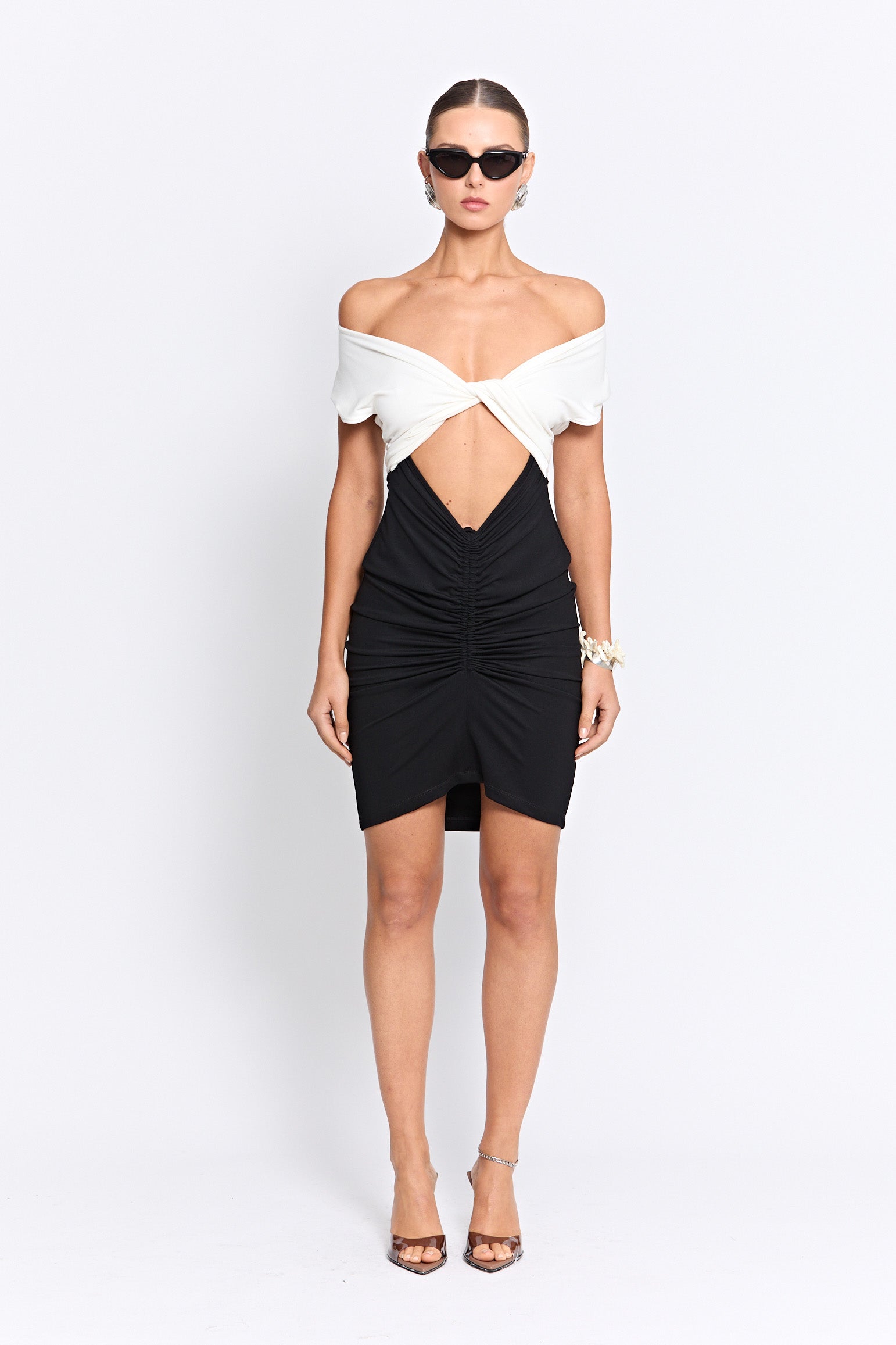 MINI RAMOS DRESS | TWO TONE