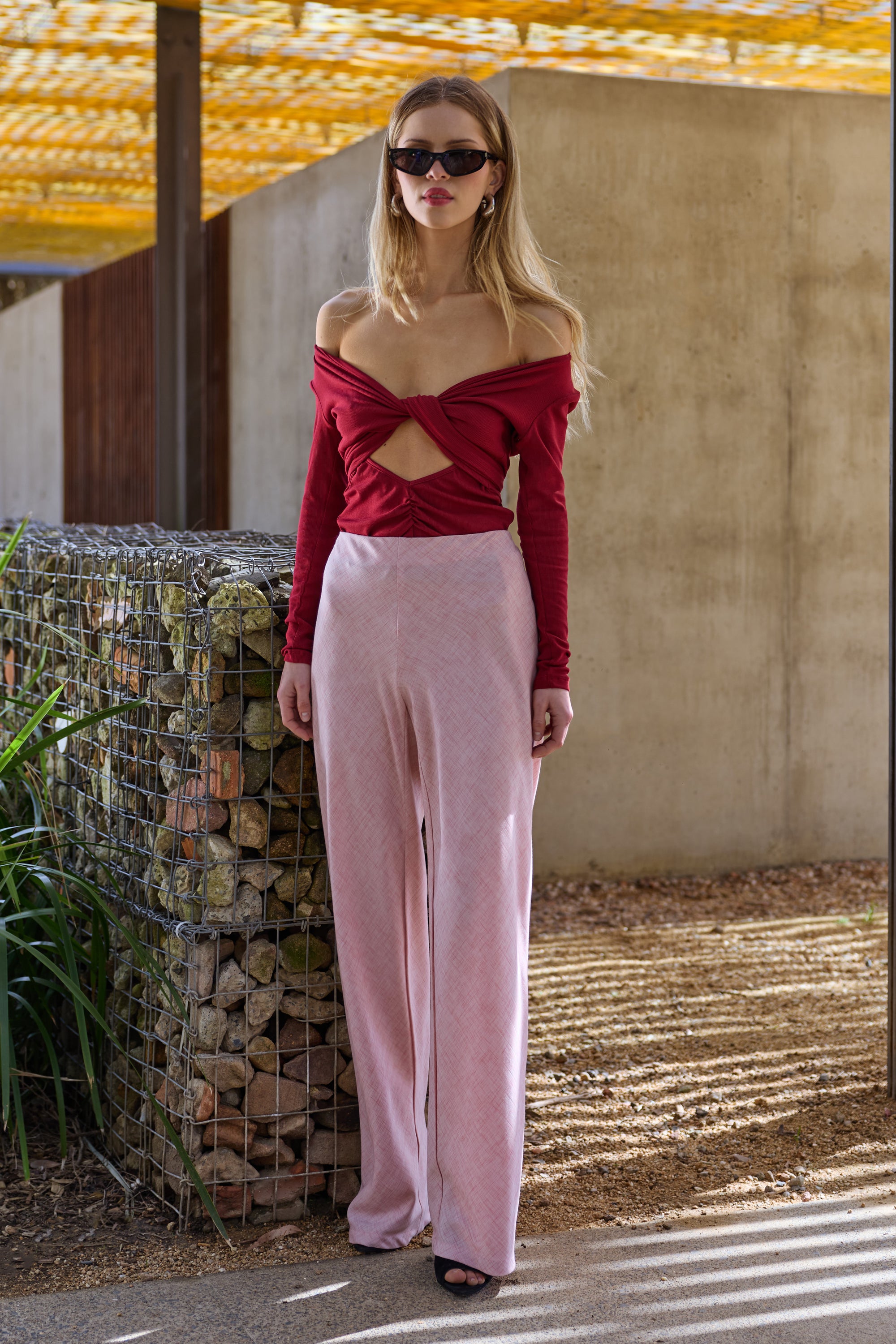 RAMOS LONG SLEEVE TOP | SANGRIA