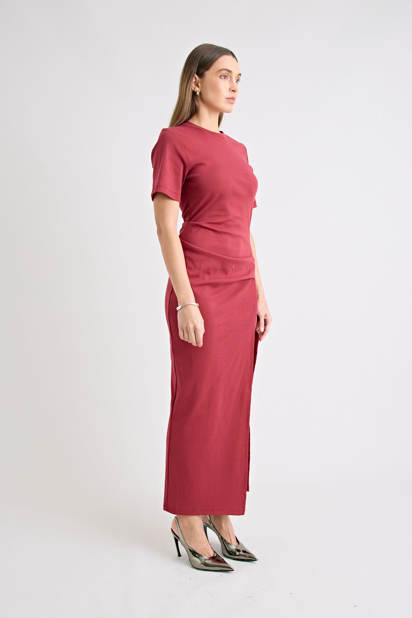 PORTIA DRESS | CHERRY