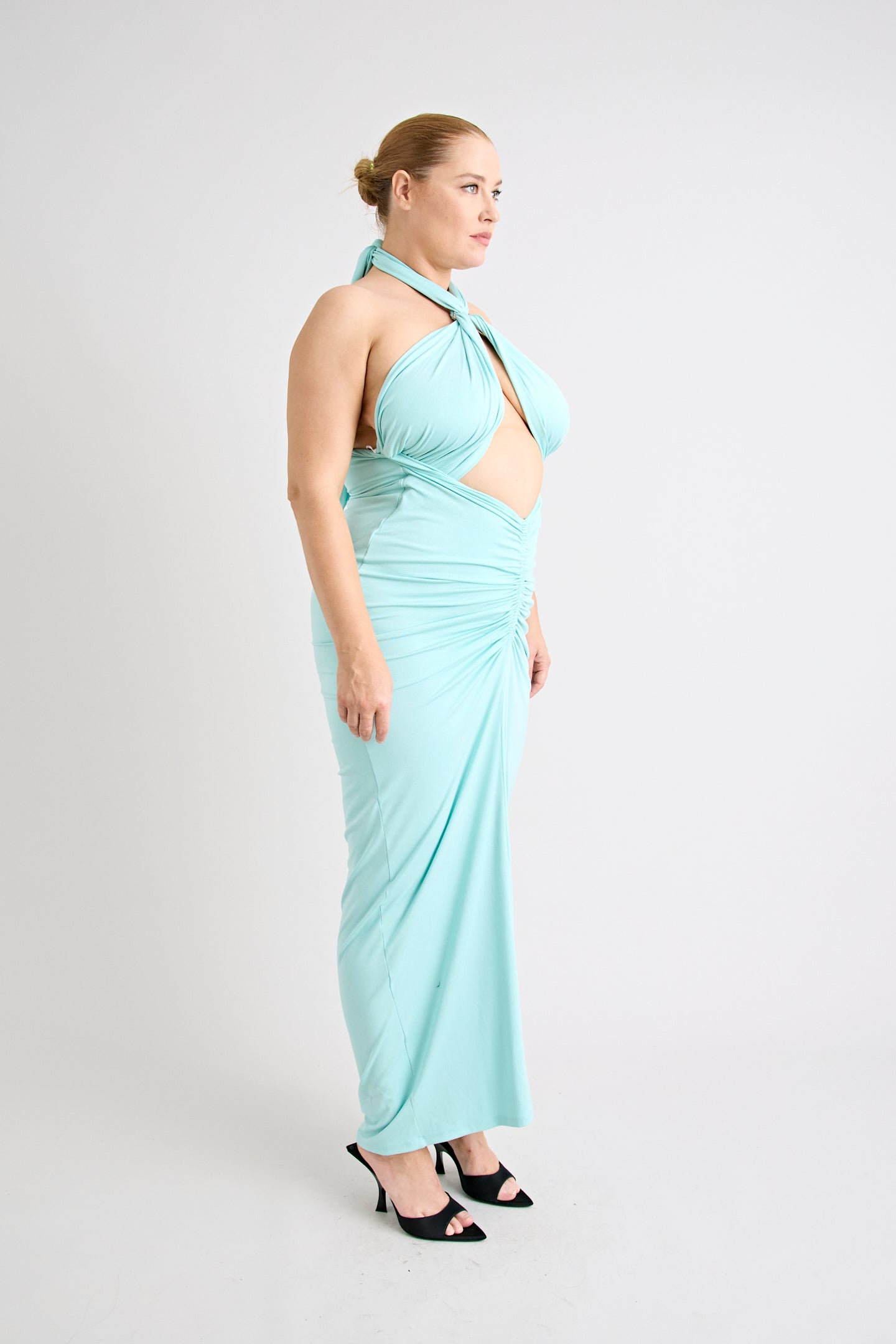 VICTORIA MAXI DRESS | AQUA