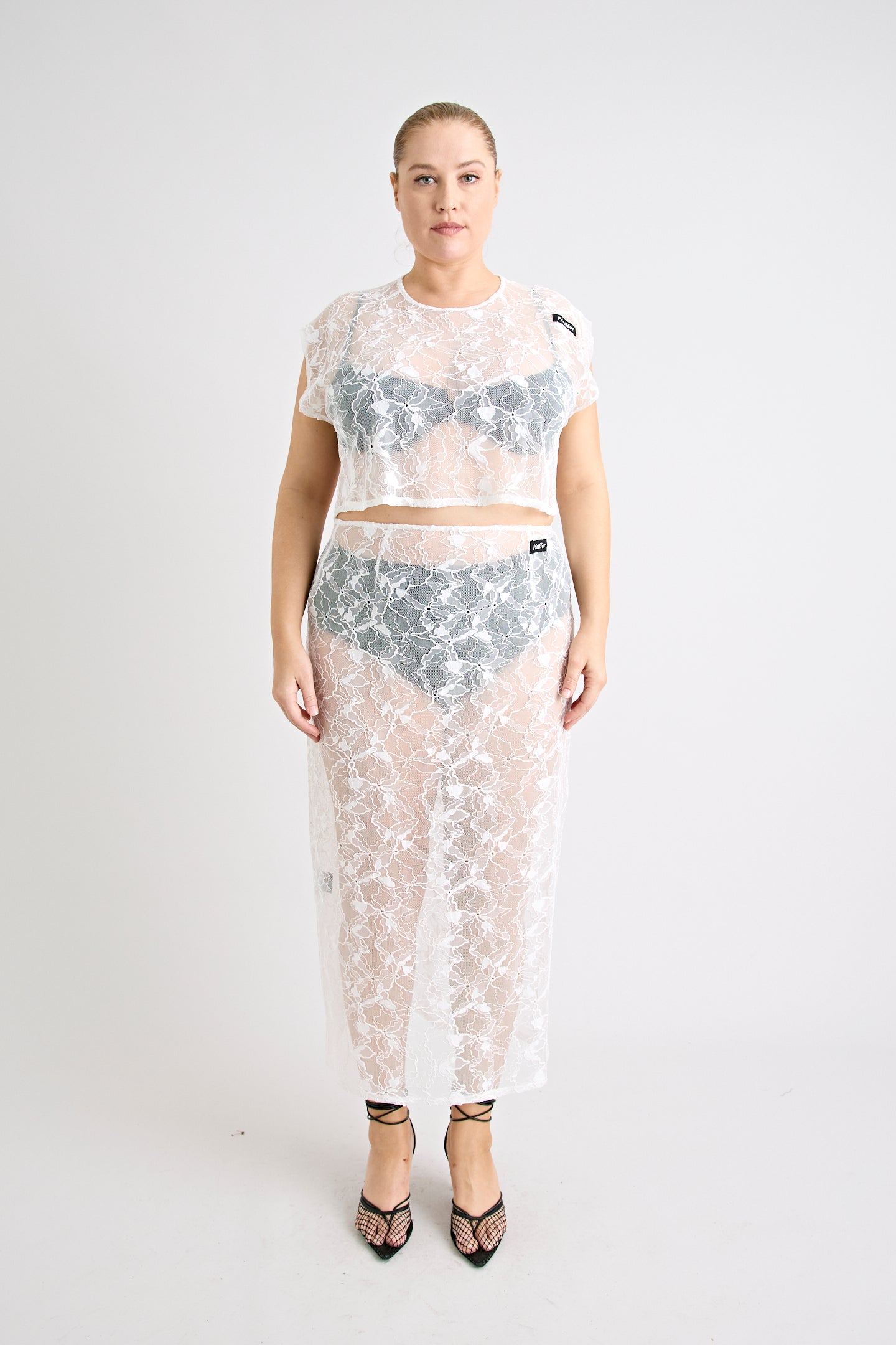 ASTRID LACE SKIRT | WHITE