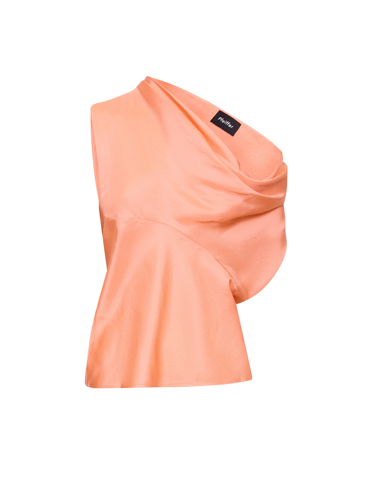 RAF SILK REVERSIBLE TOP | PEACH