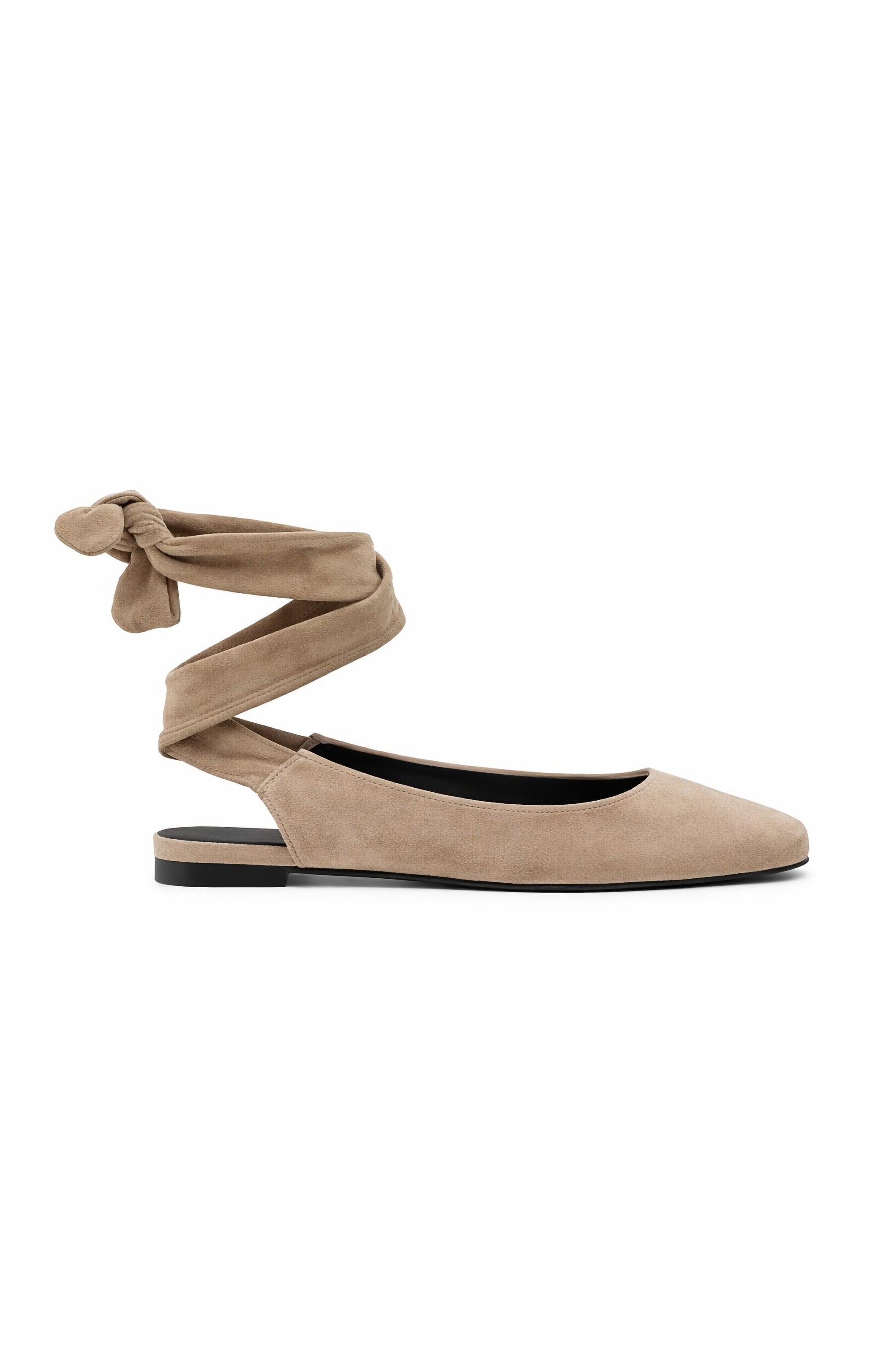 CELINE SUEDE BALLET FLAT | BEIGE