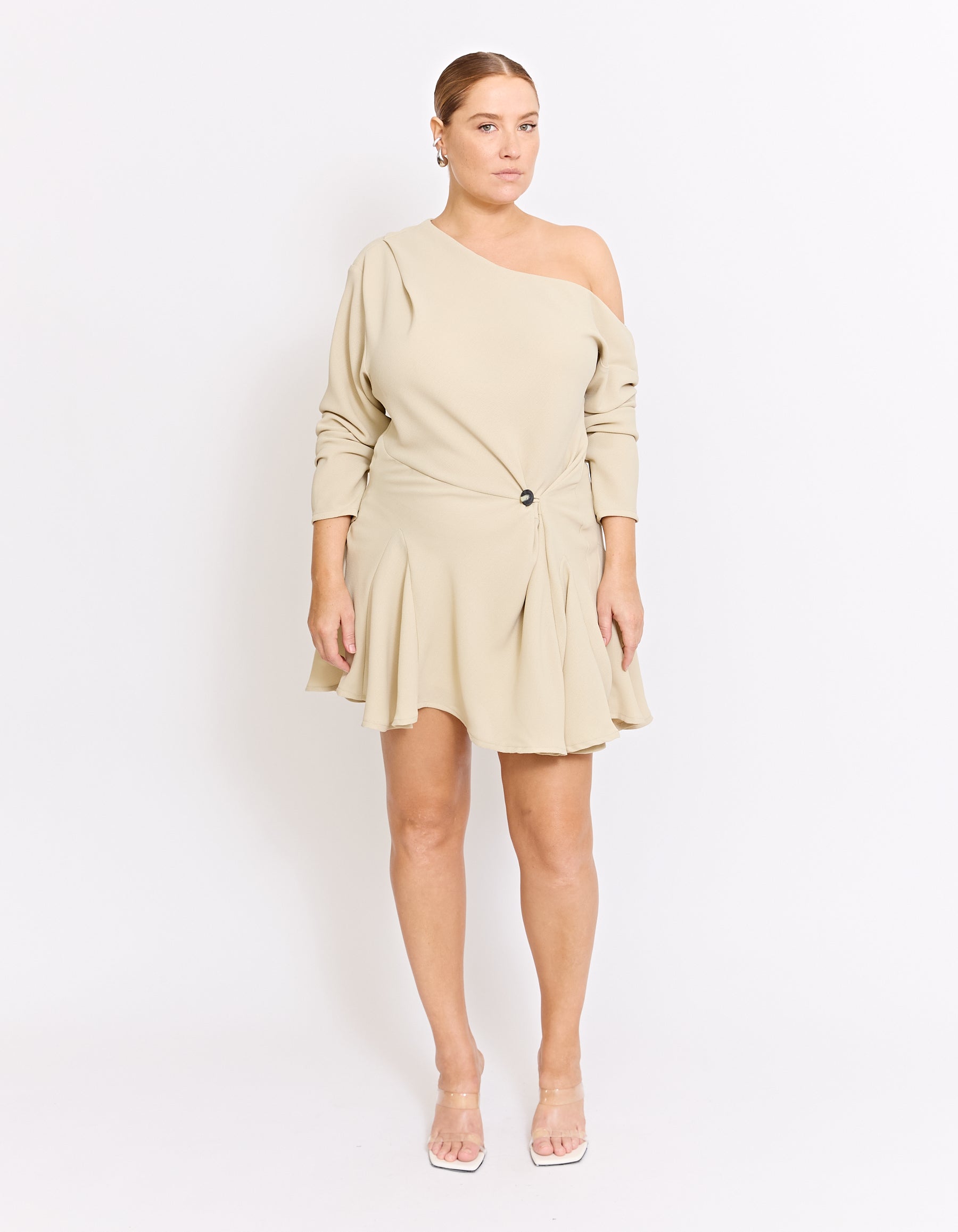 LUCIA MINI DRESS | OATMEAL