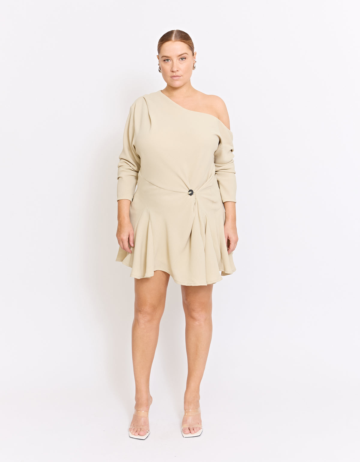 LUCIA MINI DRESS | OATMEAL