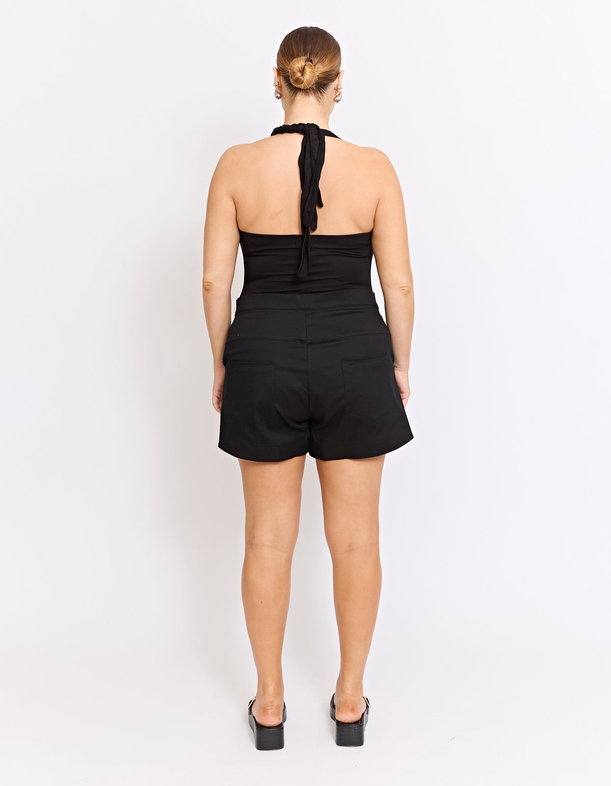 PANAMA DRILL SHORT | BLACK