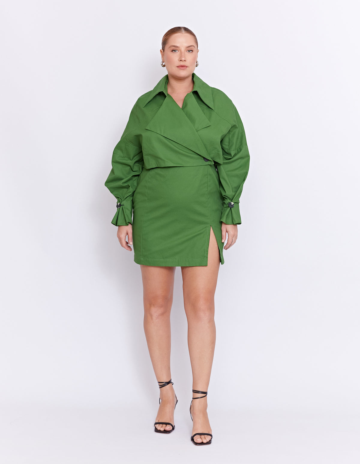 THE MONROE TRENCH DRESS | LEAF