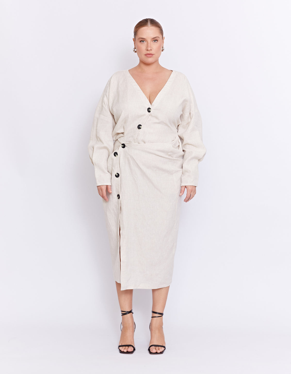 THE VITO TWIST DRESS | NATURAL