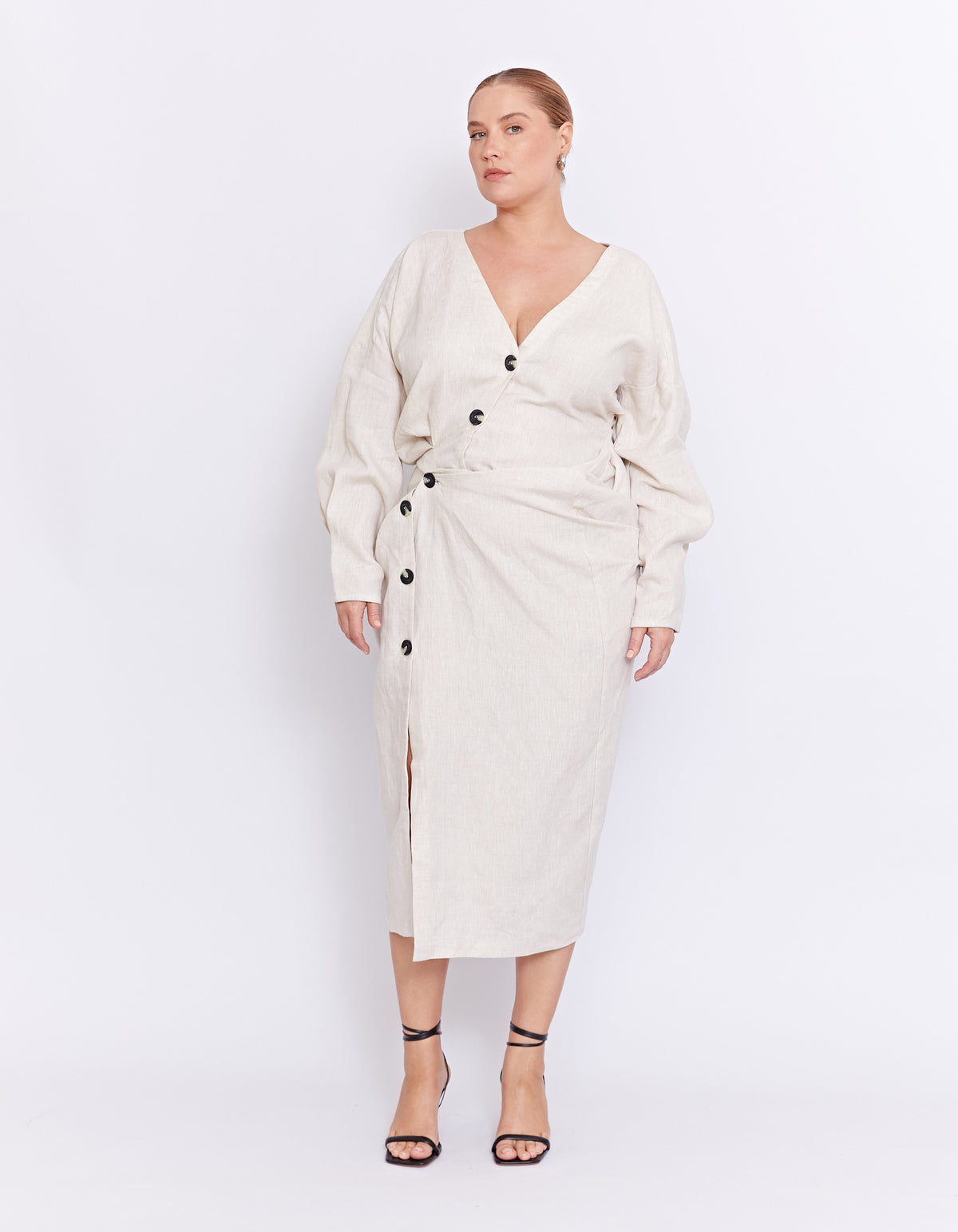 THE VITO TWIST DRESS | NATURAL