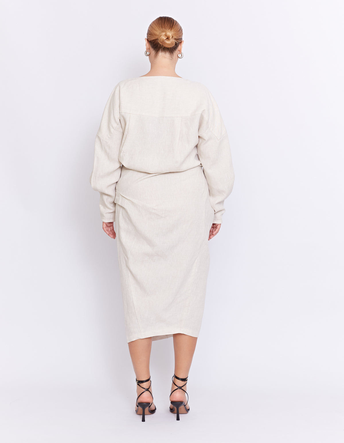 THE VITO TWIST DRESS | NATURAL