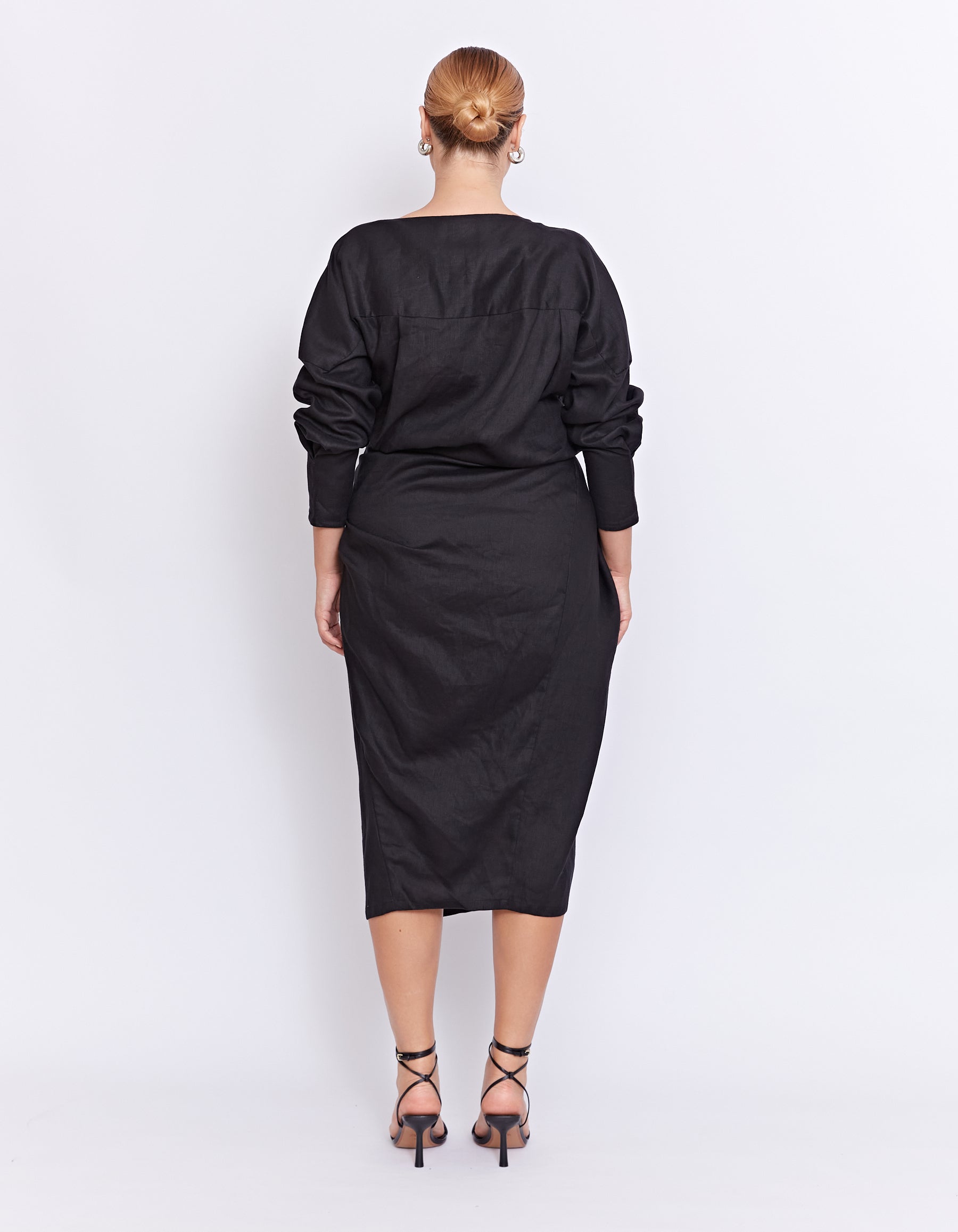 THE VITO TWIST DRESS | BLACK