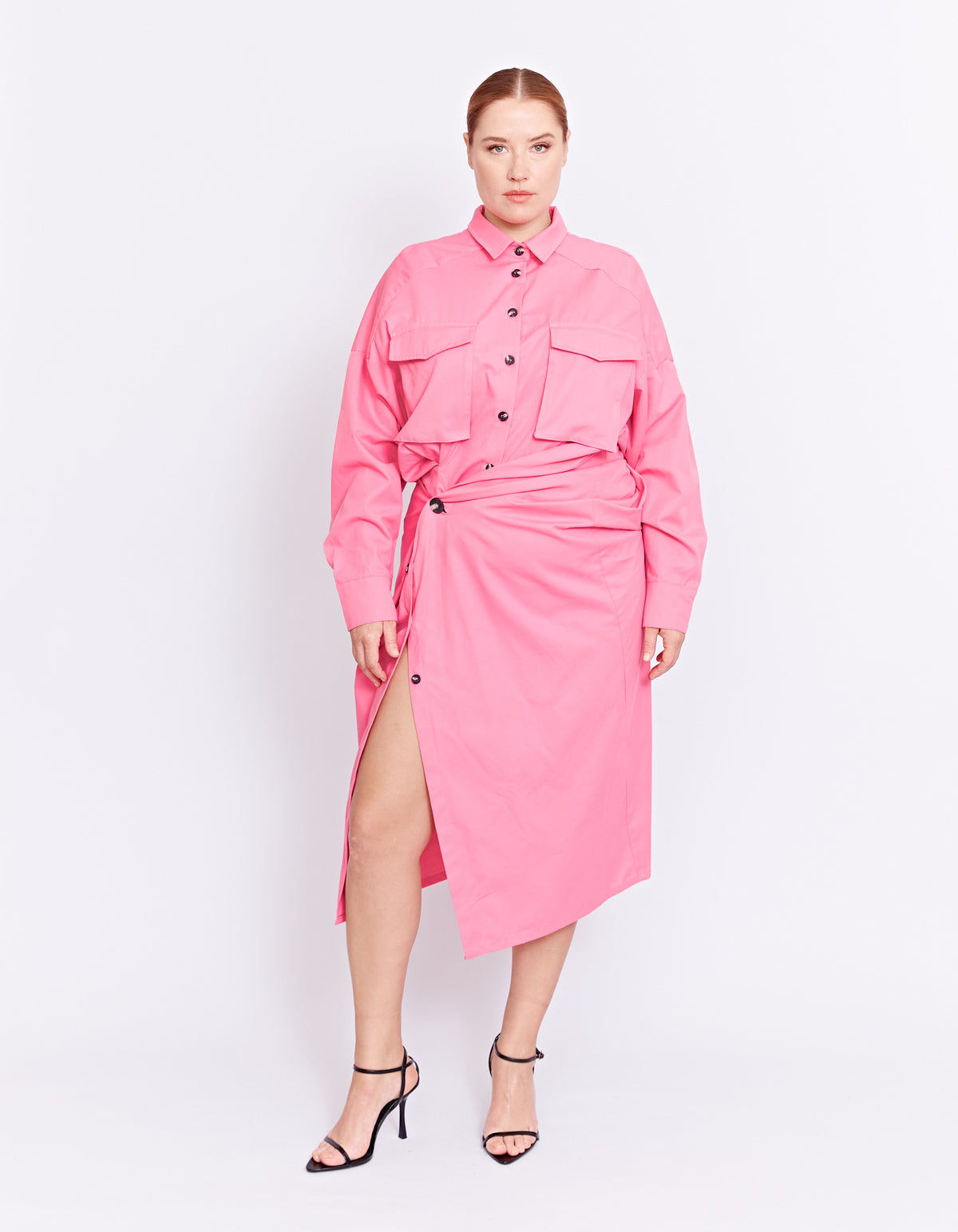 FORBES TWIST DRESS | PINK