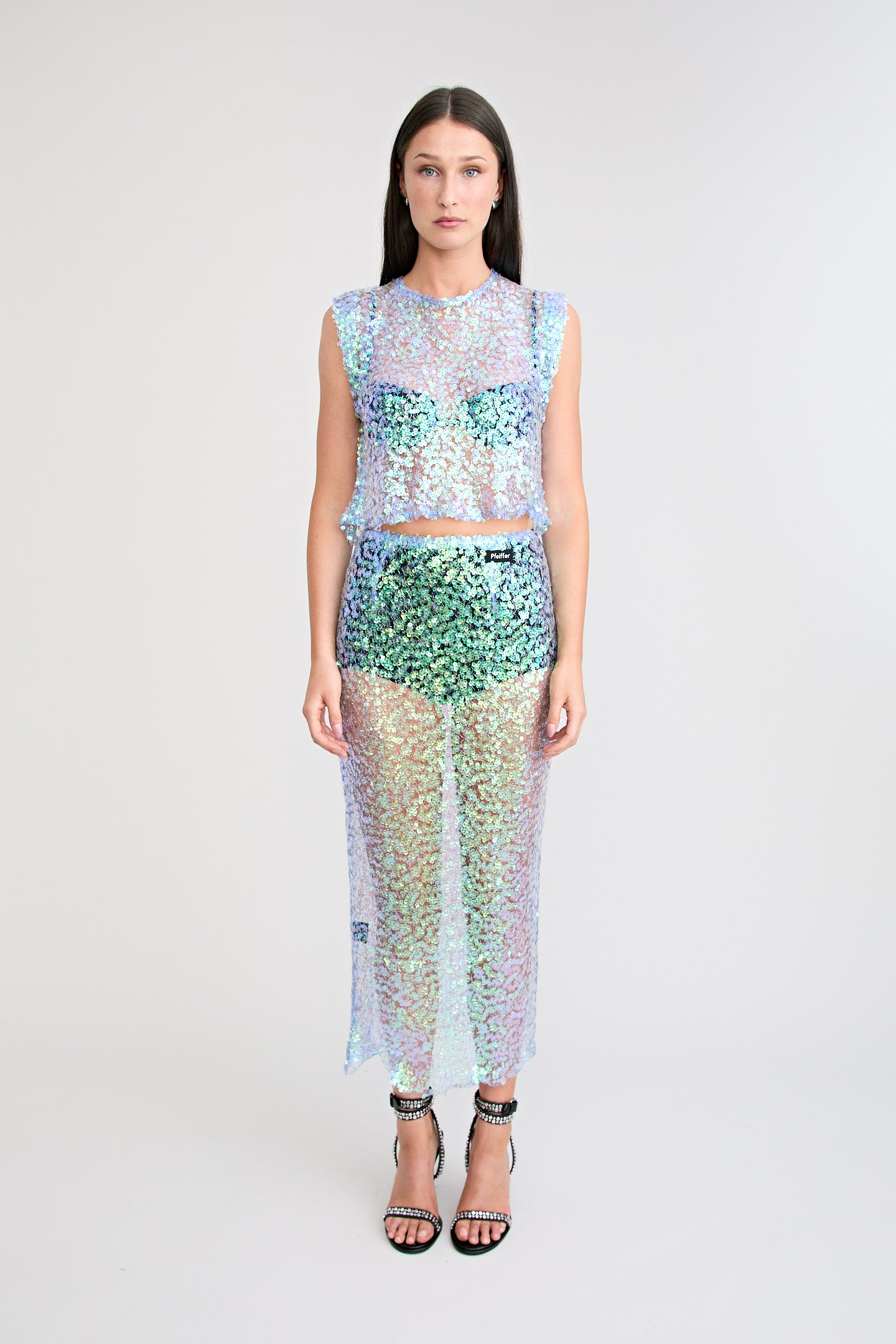 DELPHINE SKIRT | AQUAMARINE