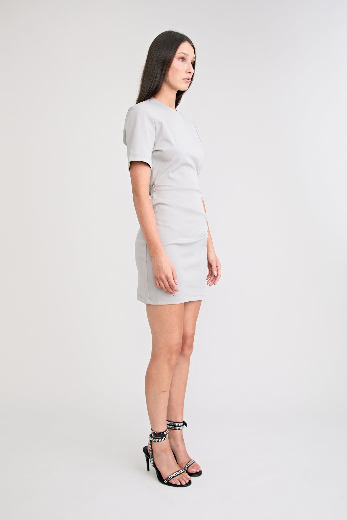 MINI PORTIA DRESS | GREY
