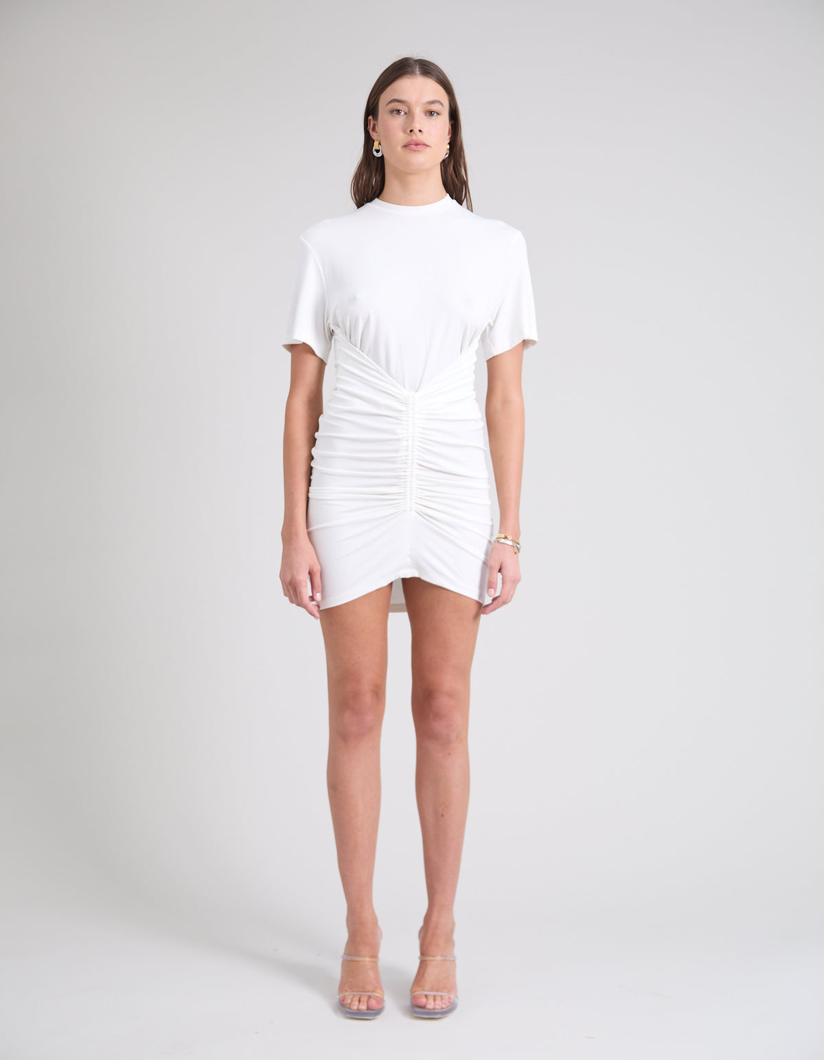 ANGELLO MINI DRESS | POWDER