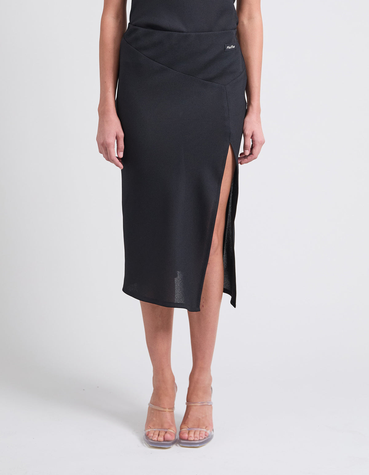 GIANNI MIDI SKIRT | BLACK