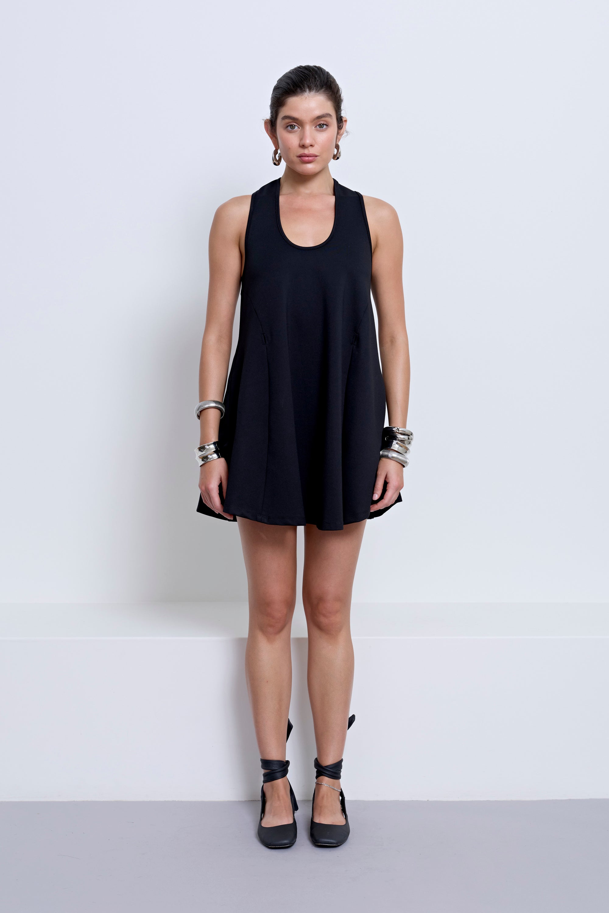 SHILOH MINI DRESS | BLACK