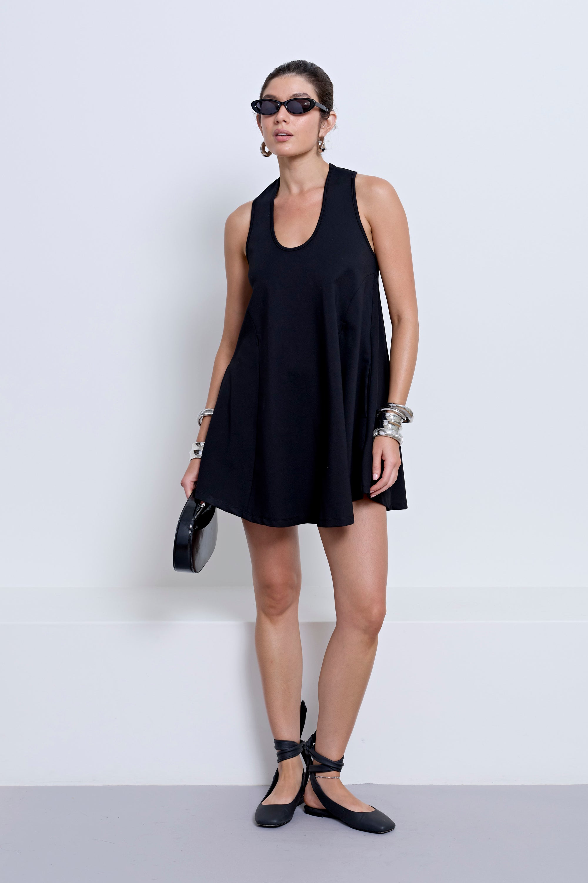 SHILOH MINI DRESS | BLACK
