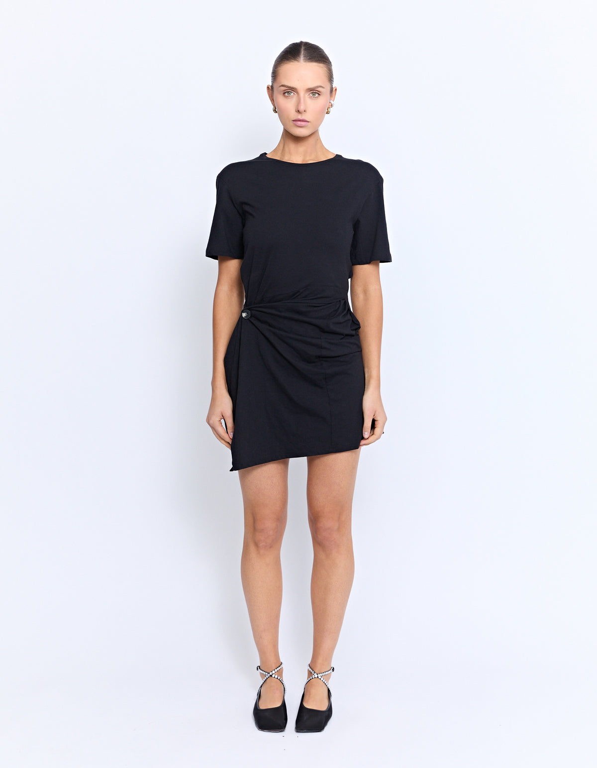 ESSO TWIST DRESS | BLACK