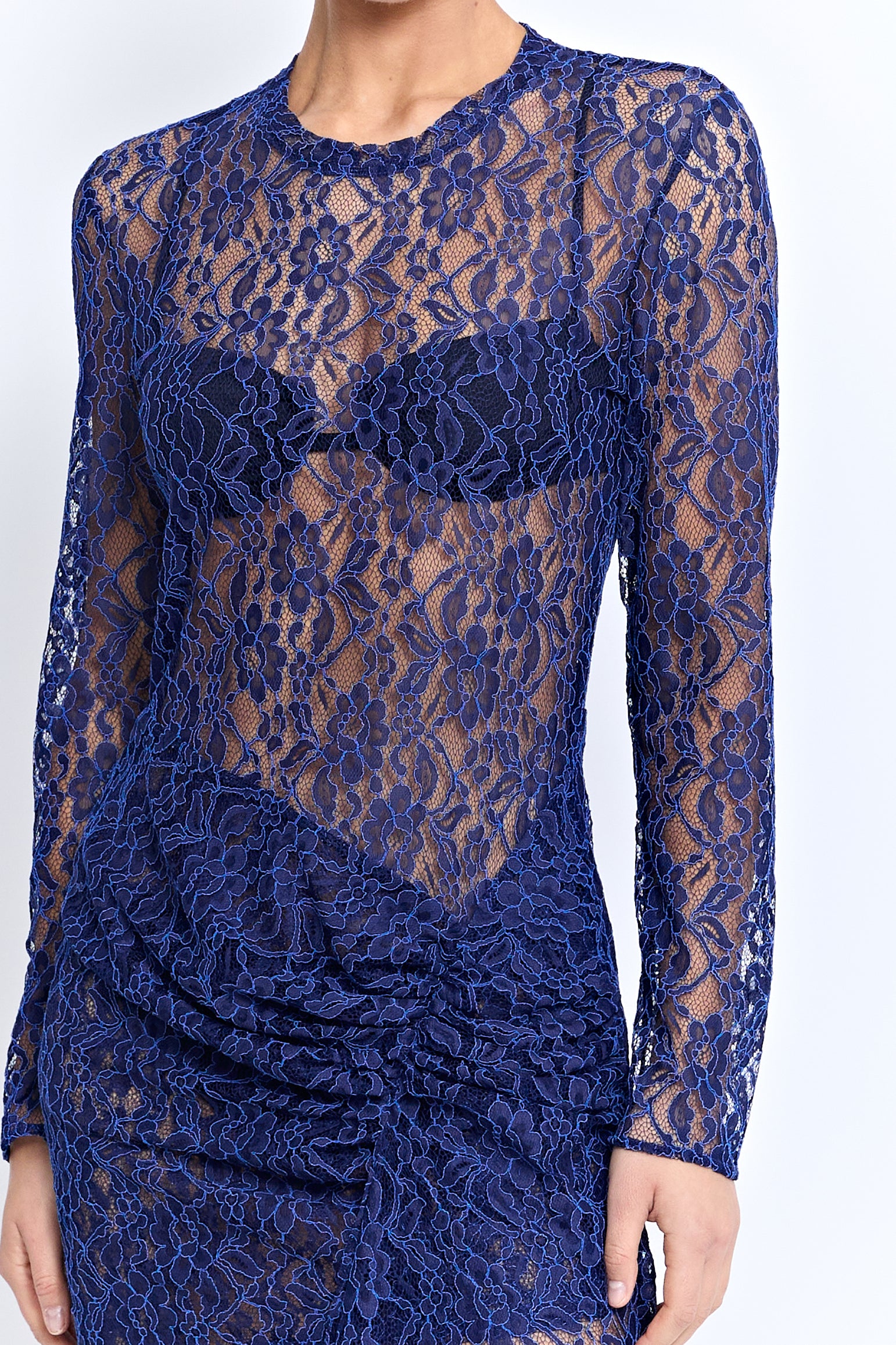 VERO LACE DRESS | INDIGO