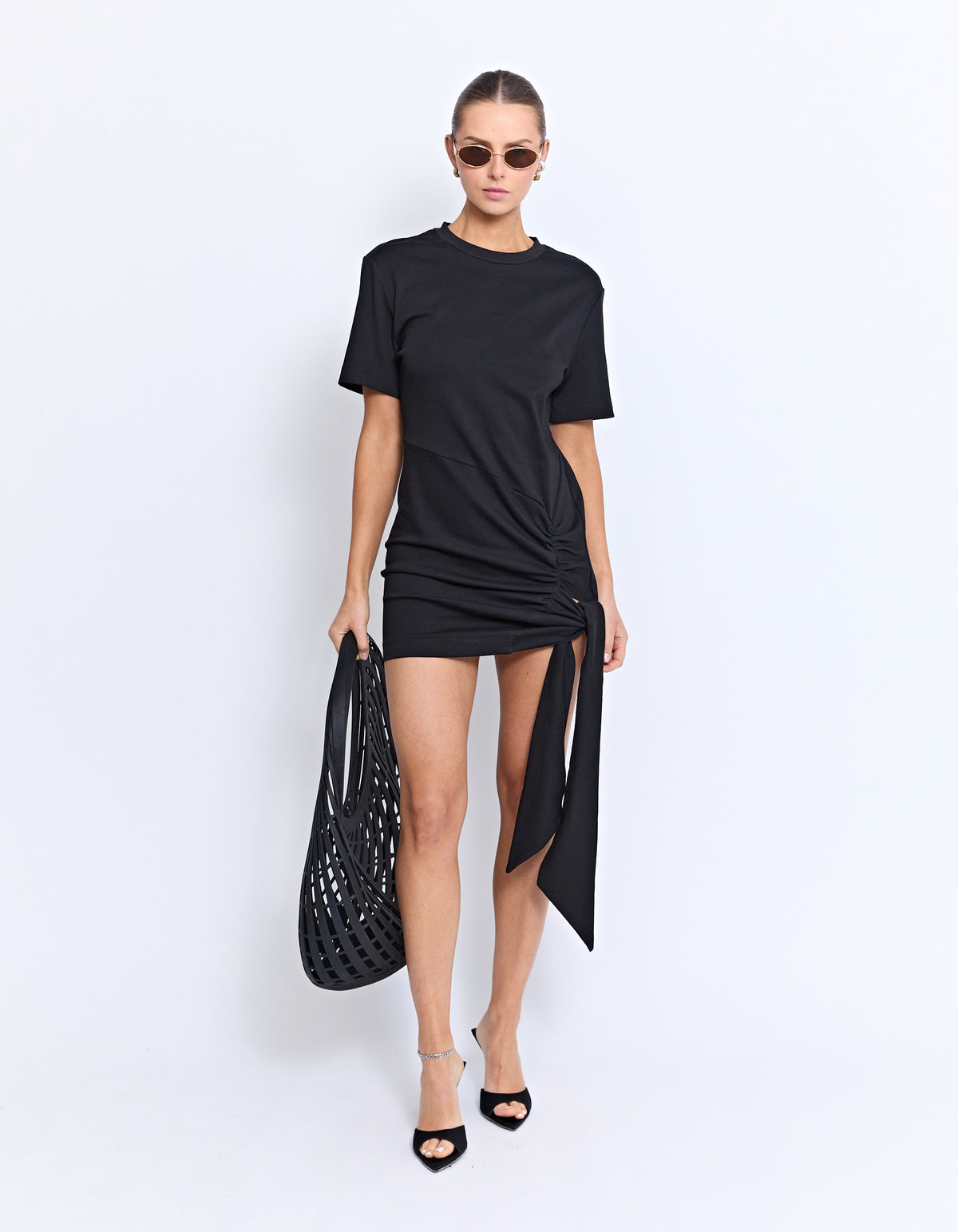 BASSETTE MINI DRESS | BLACK