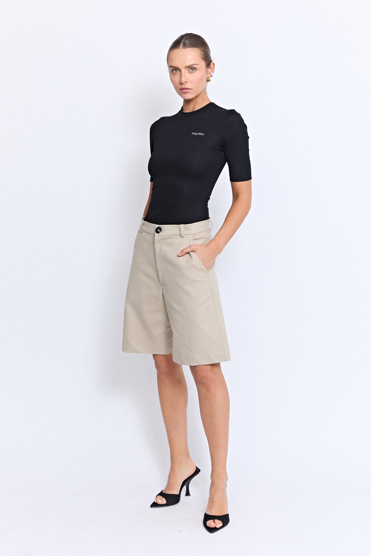 LOURDES BERMUDA SHORT | SAND