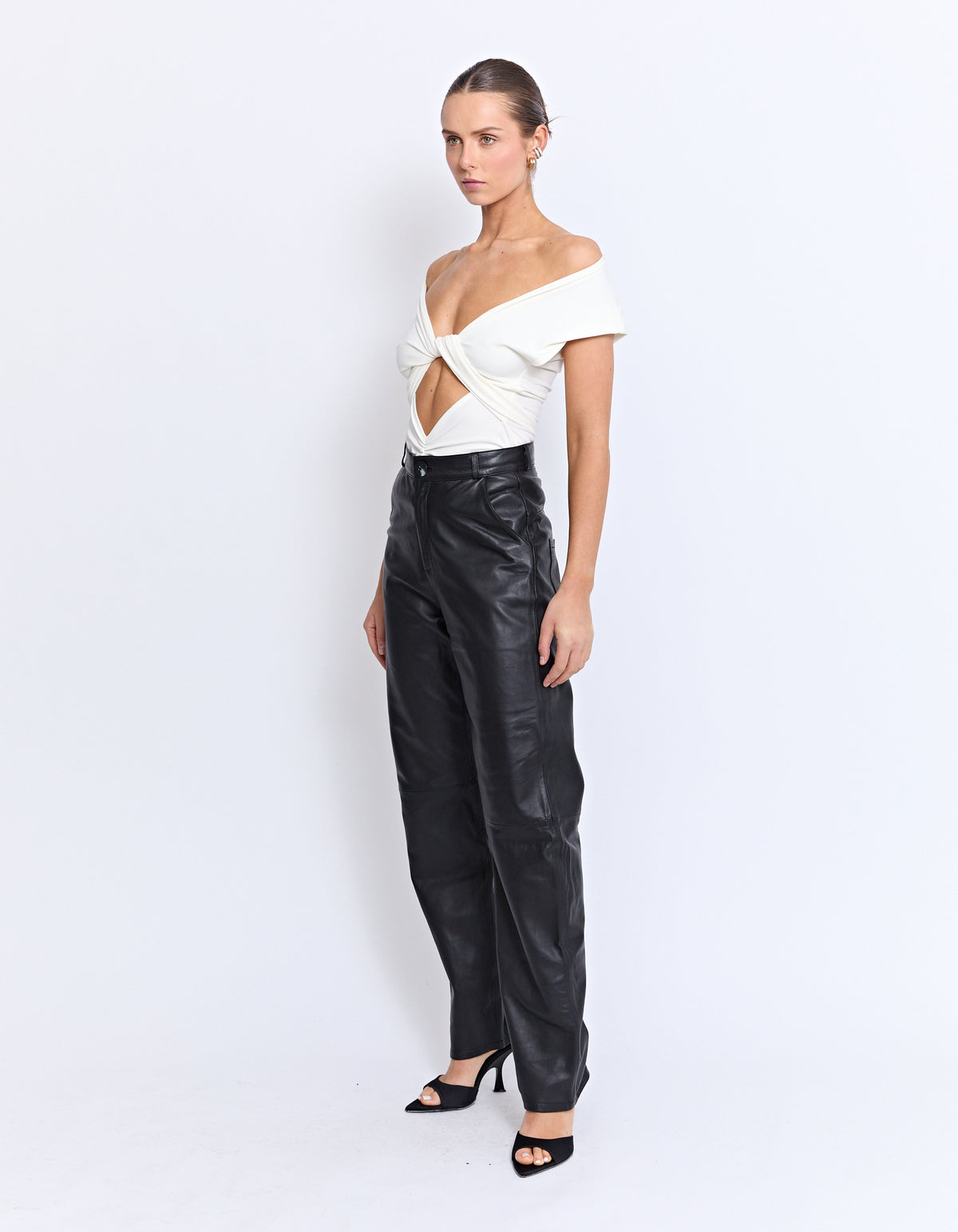 PIAF LEATHER PANT | BLACK