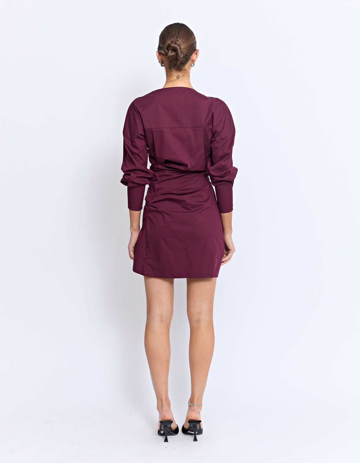 LAUTREC TWIST DRESS | WINE