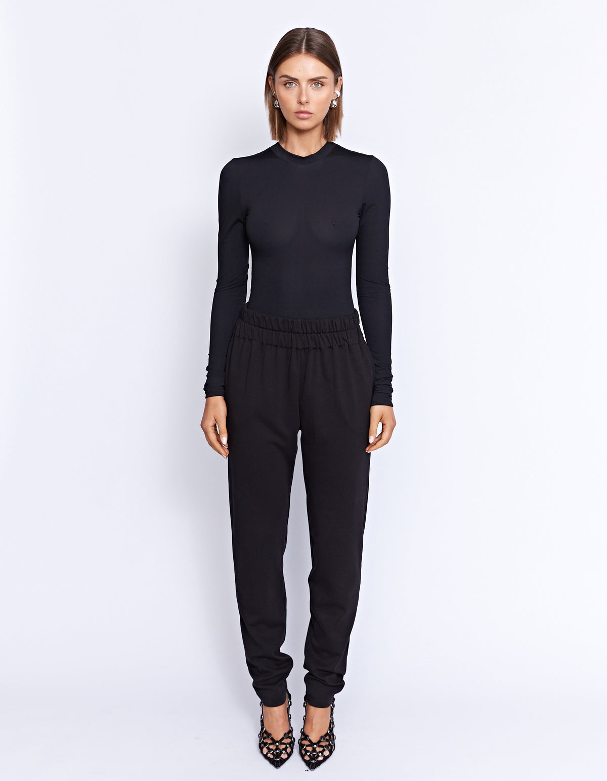 BASSETTE JERSEY PANT | BLACK