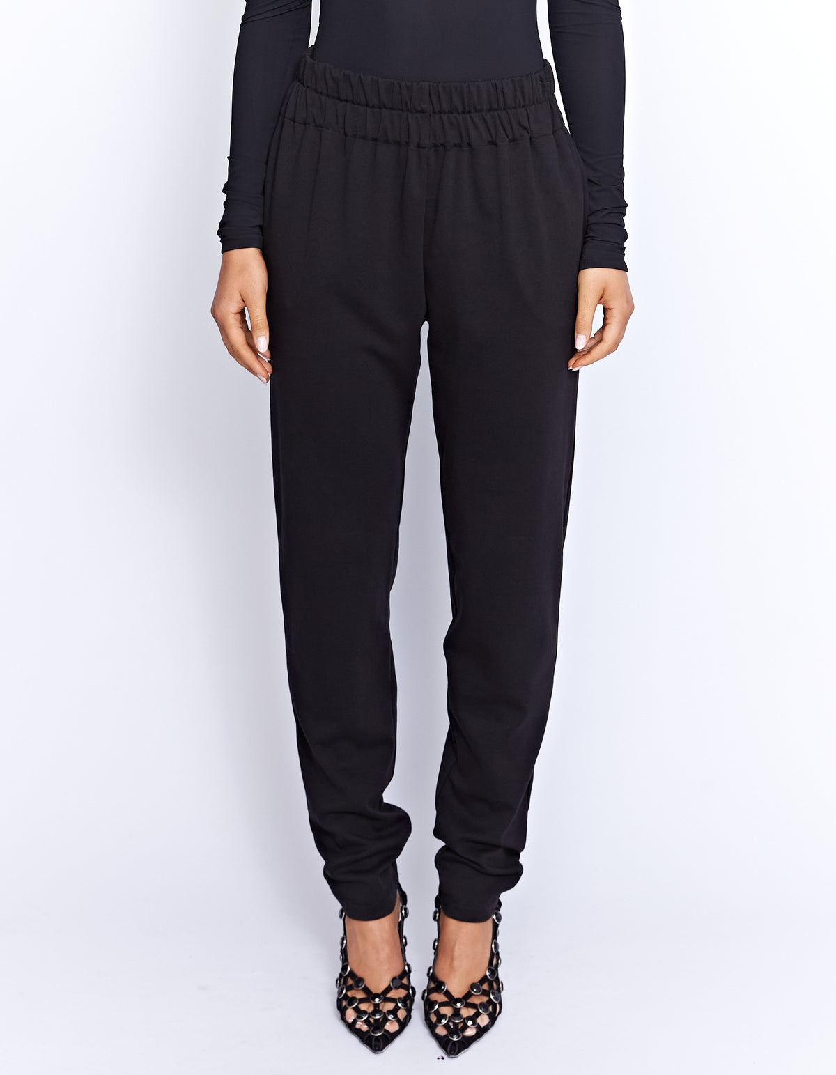 BASSETTE JERSEY PANT | BLACK