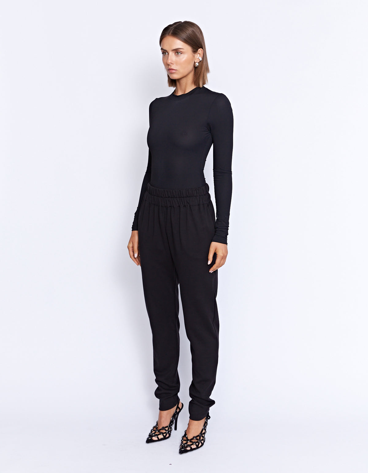 BASSETTE JERSEY PANT | BLACK