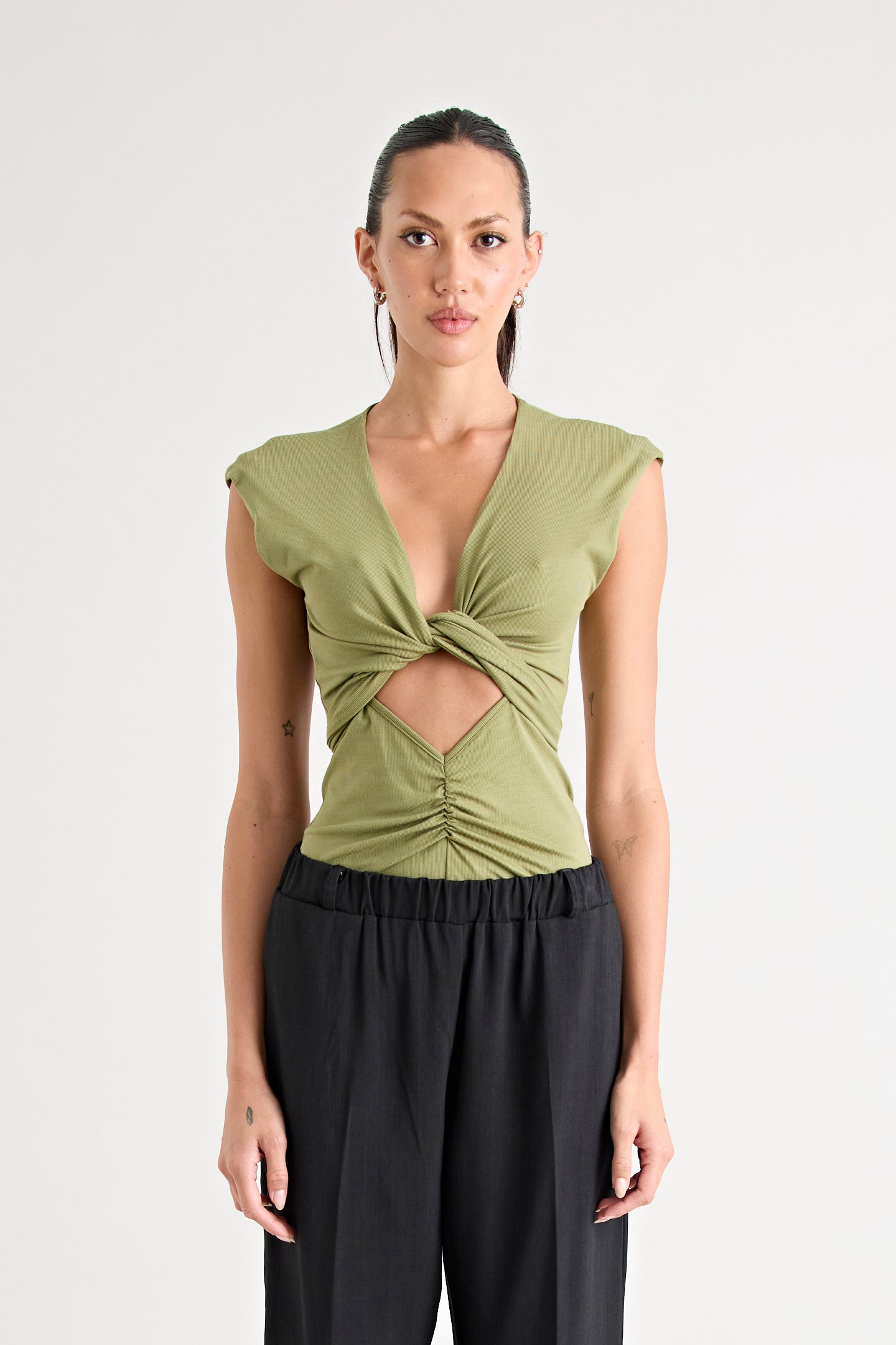 RAMOS TOP | OLIVE