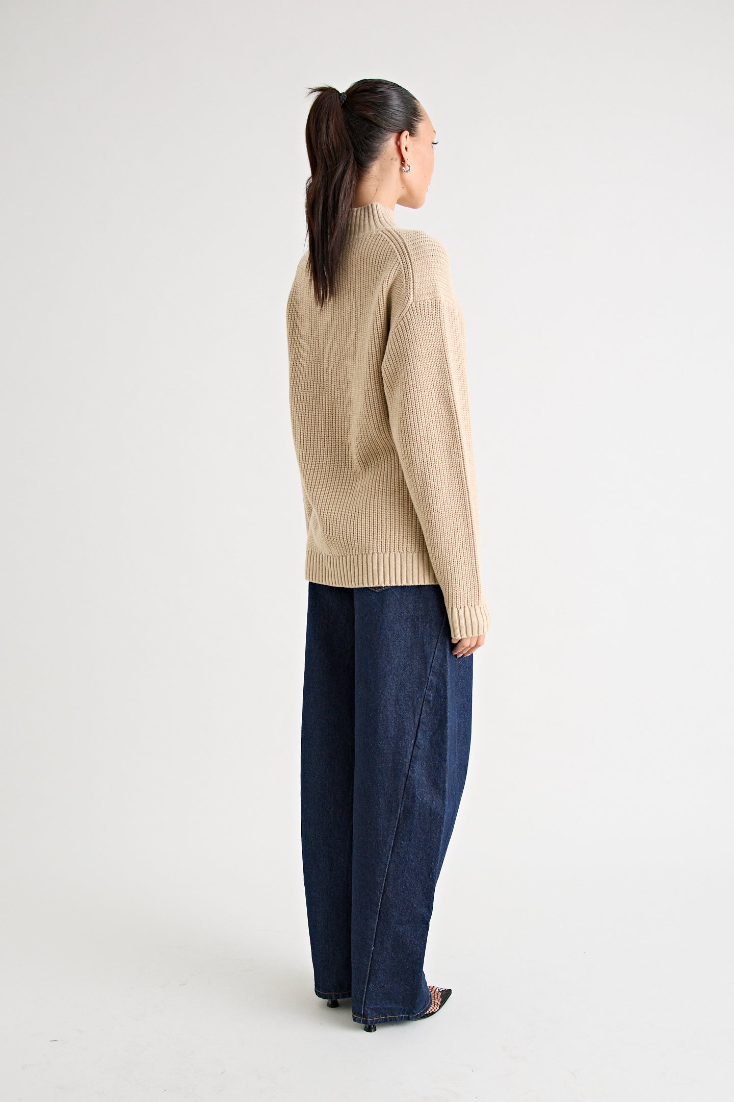ADAMOS KNIT JUMPER | SAND