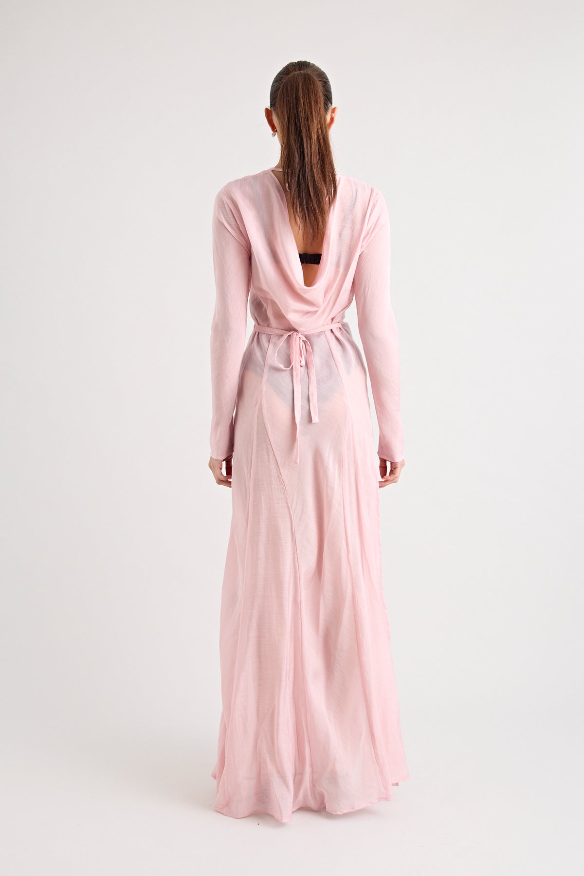 TERRAZZA SHEER GOWN | PINK