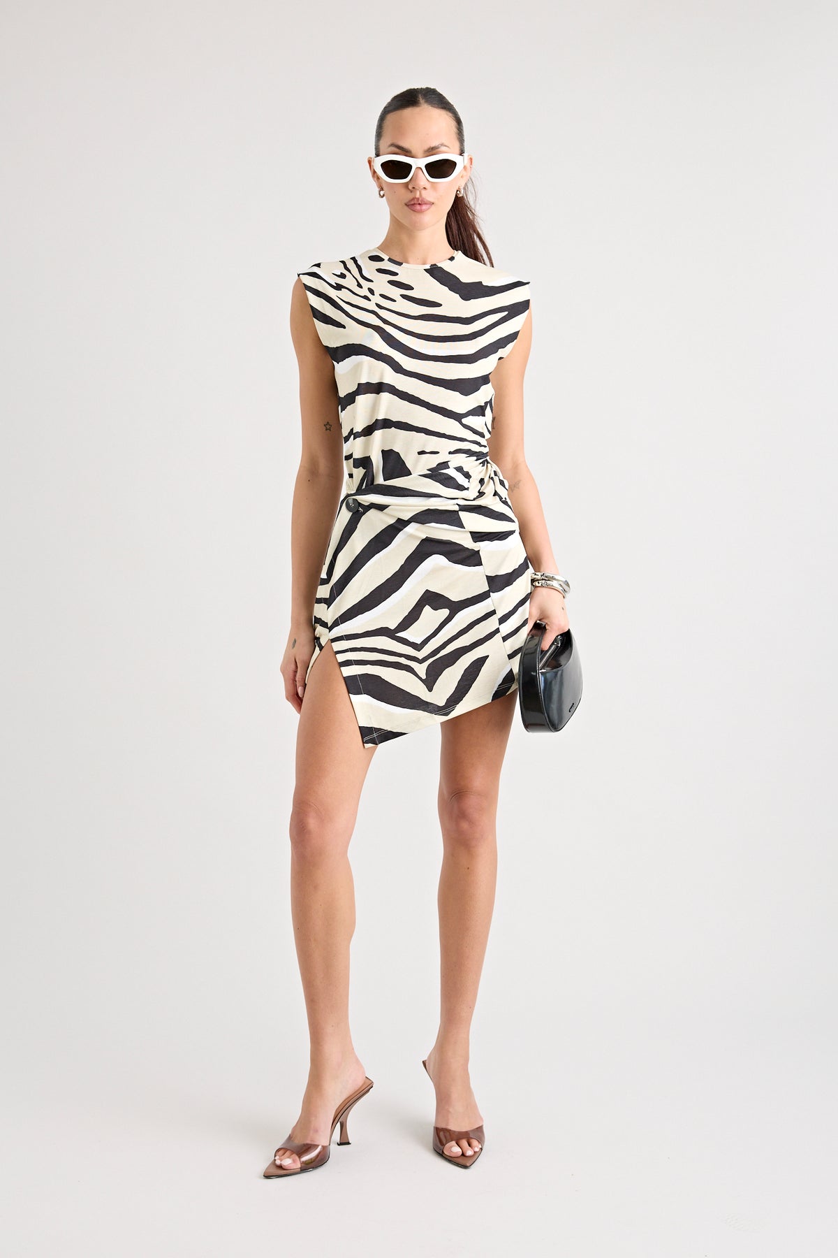 TOCA TWIST DRESS | ZEBRA