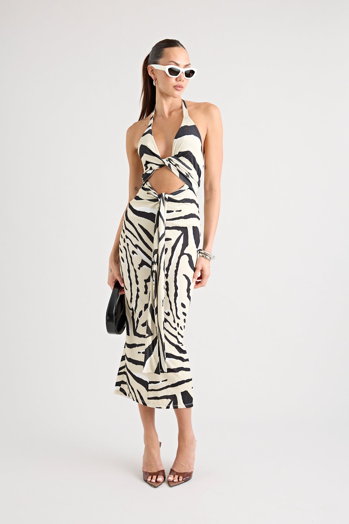 TOCA TIE UP DRESS | ZEBRA